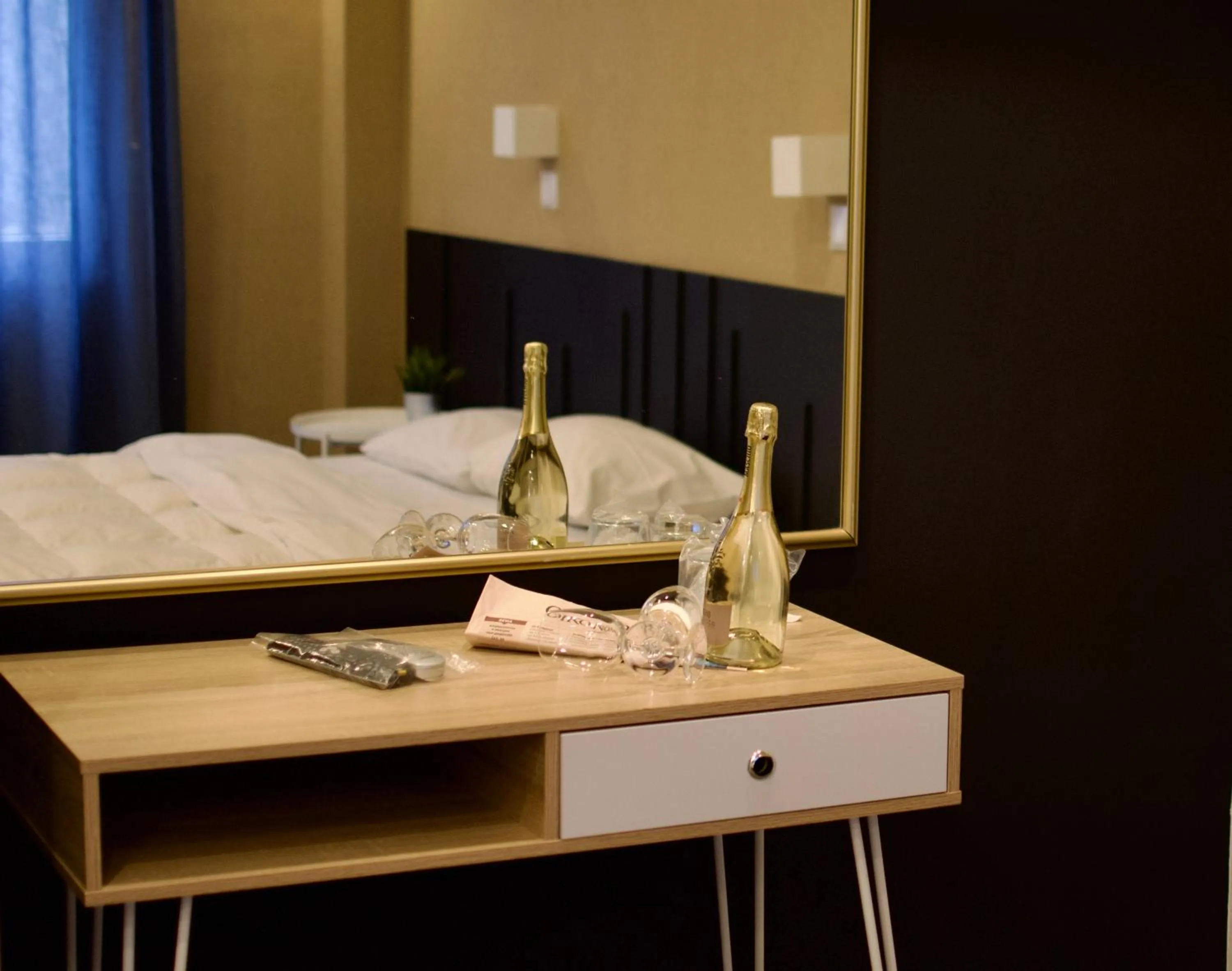 Bed in Minoa Athens Hotel