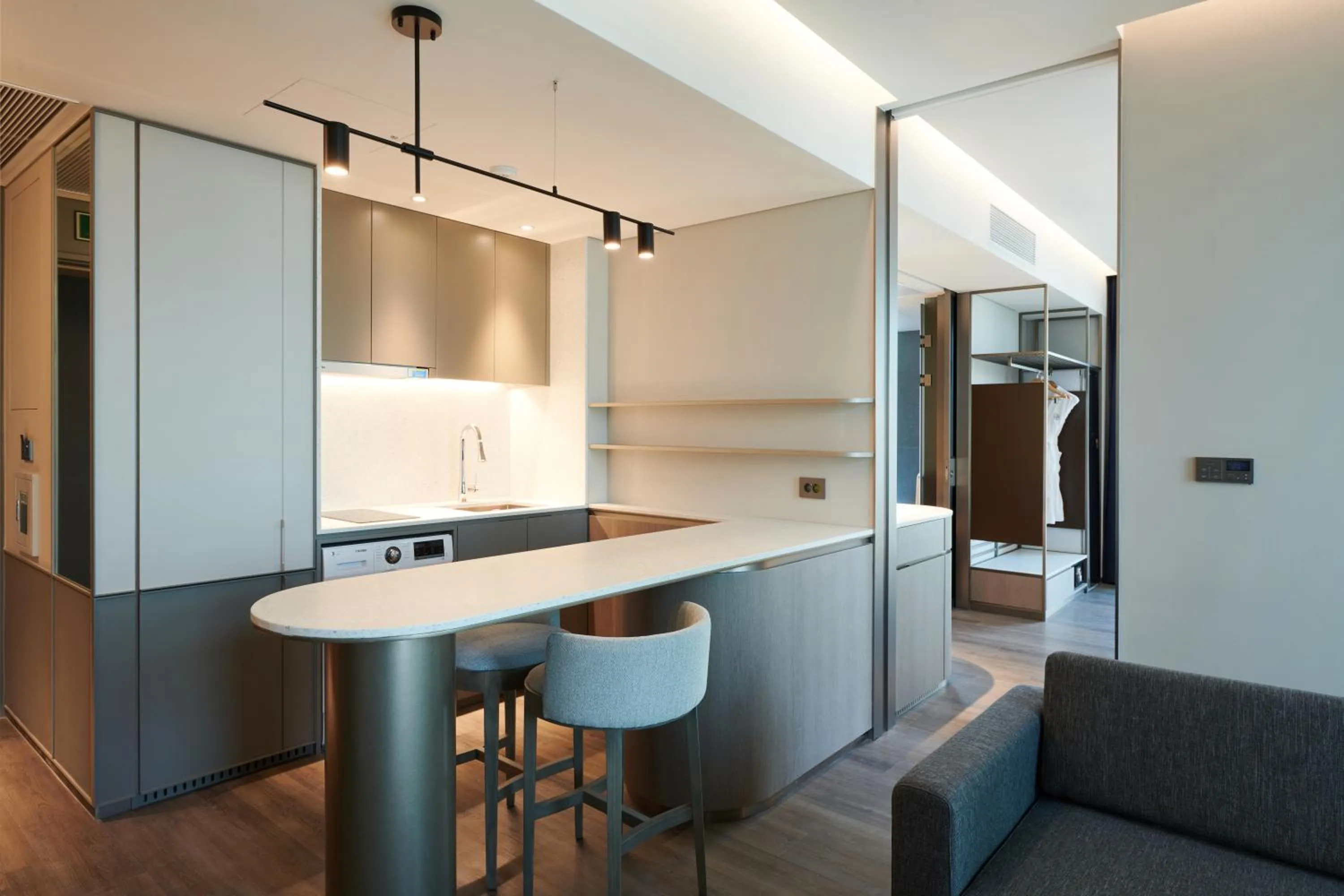 Kitchen or kitchenette in Nine Tree Premier ROKAUS Hotel Seoul Yongsan