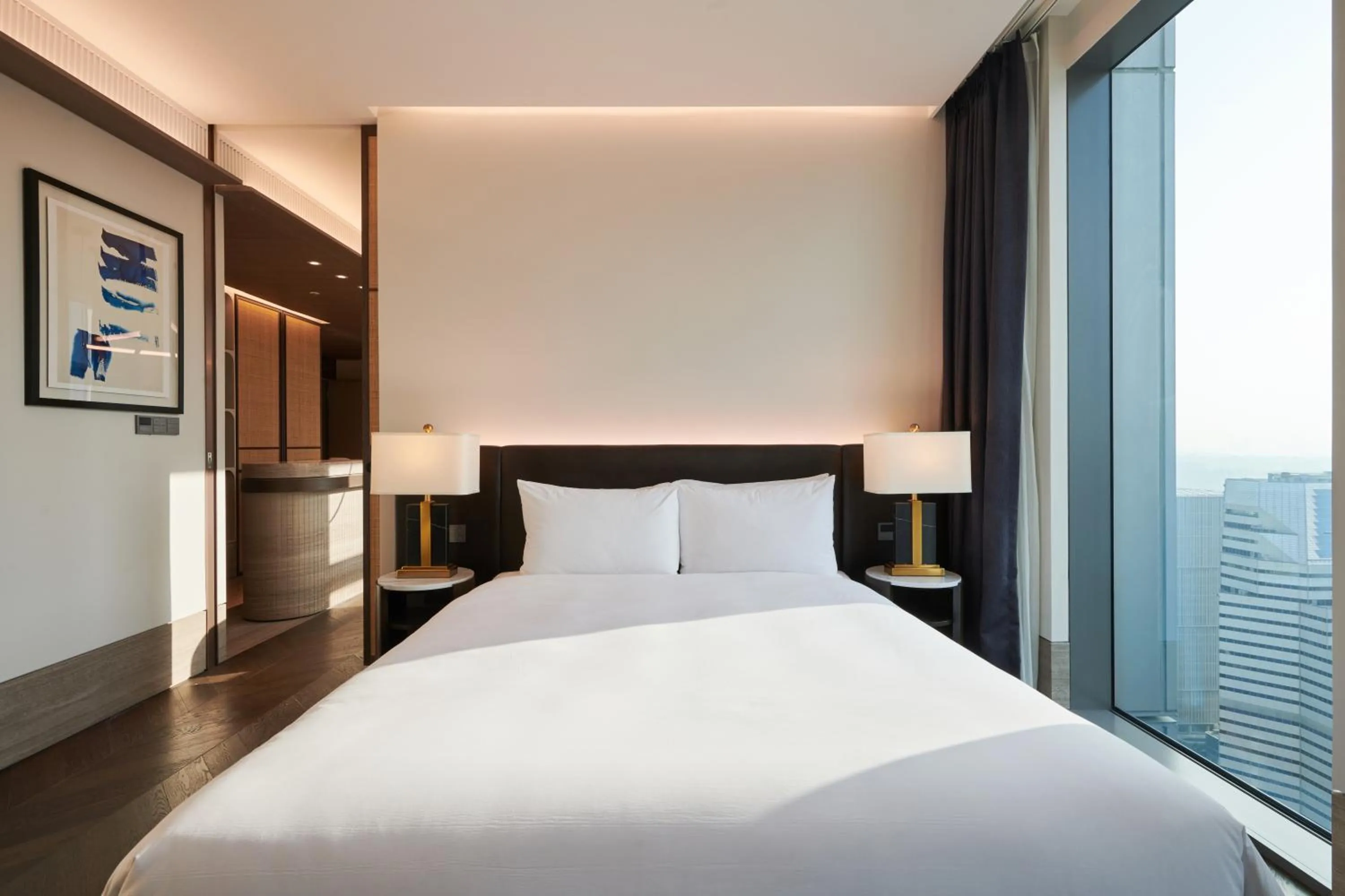 Bed in Nine Tree Premier ROKAUS Hotel Seoul Yongsan