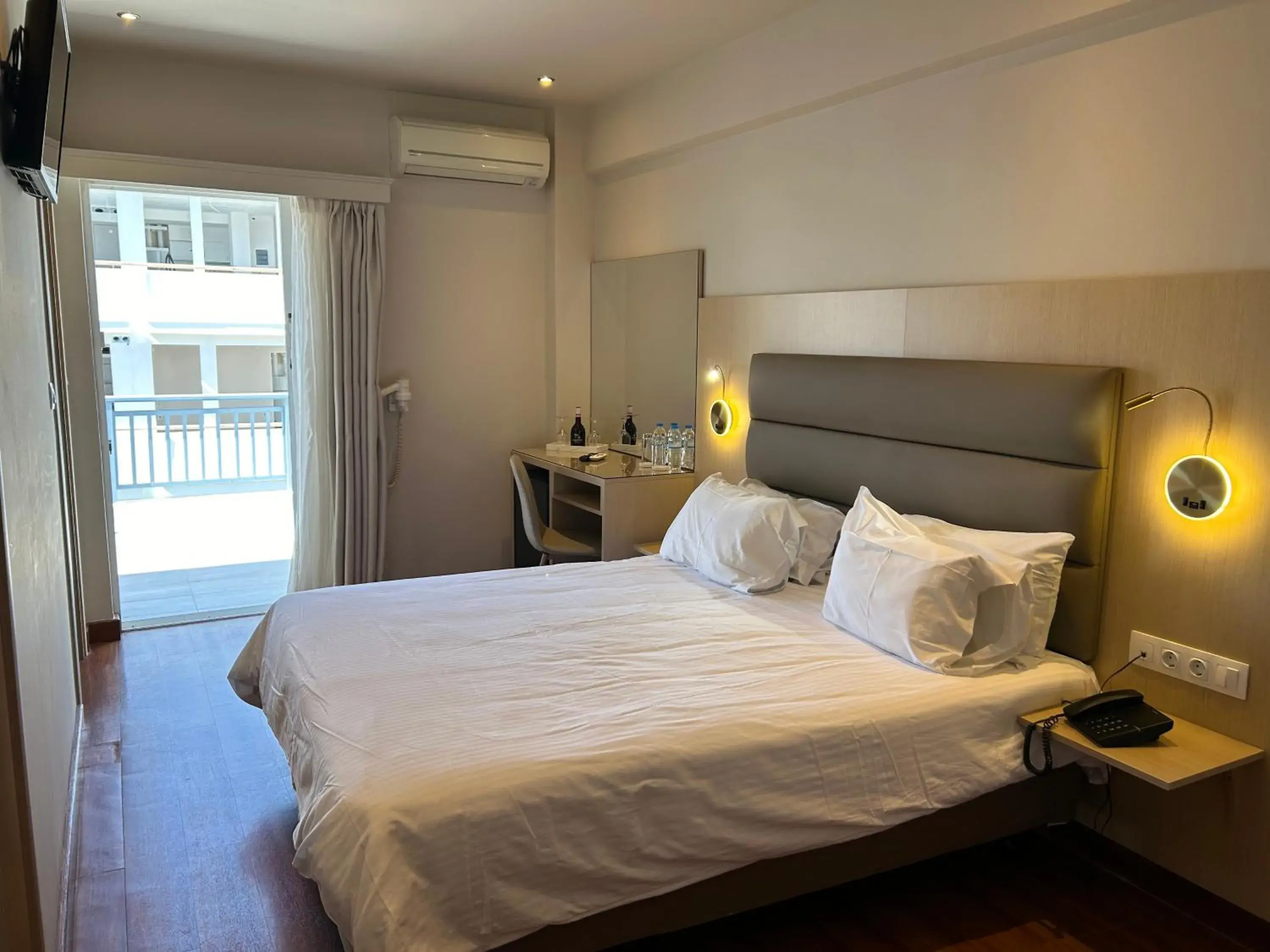 Bedroom, Bed in Anemoni Piraeus Hotel Bedroom, Bed in Anemoni Piraeus Hotel