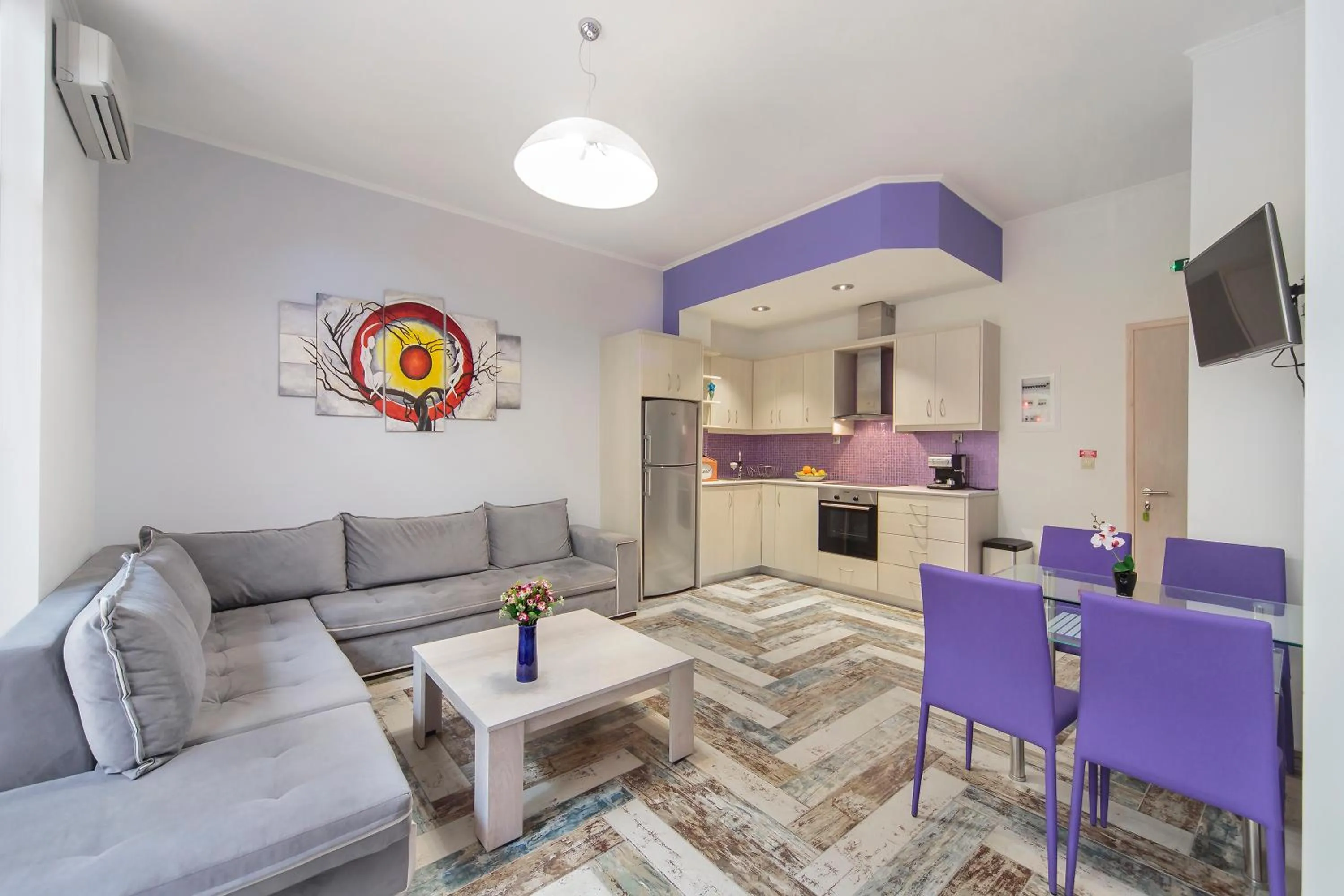 Kitchen or kitchenette in Casa Kasteli