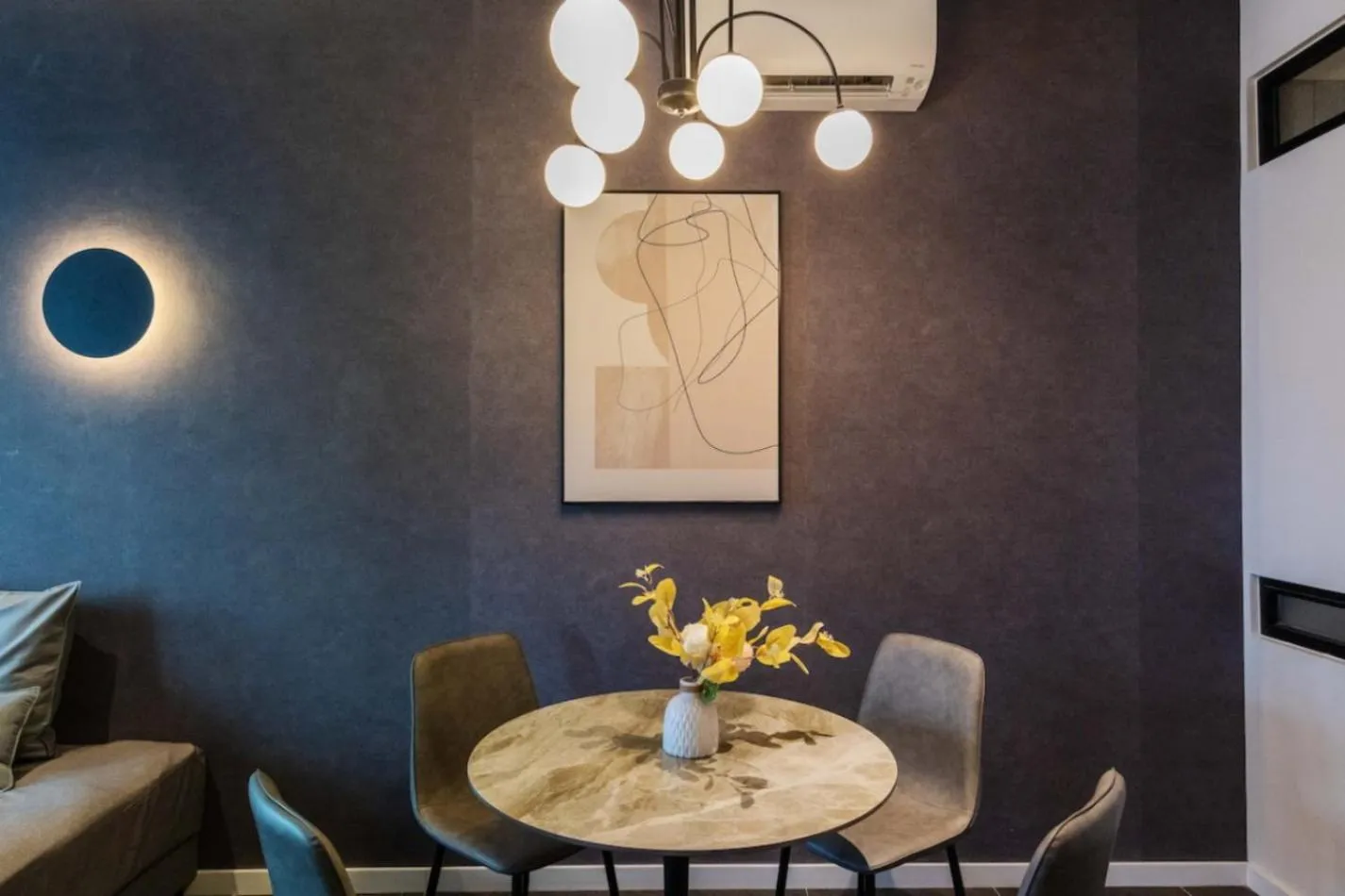 Living room in Scarletz Suites KLCC Twin Tower by Purple Orchid