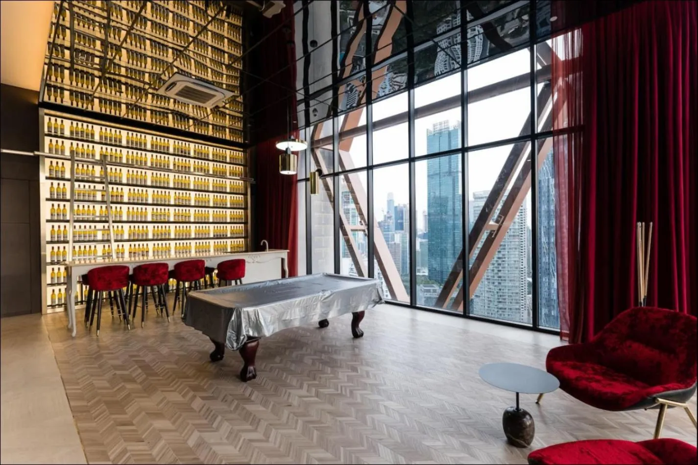 Billiard in Scarletz Suites KLCC Twin Tower by Purple Orchid