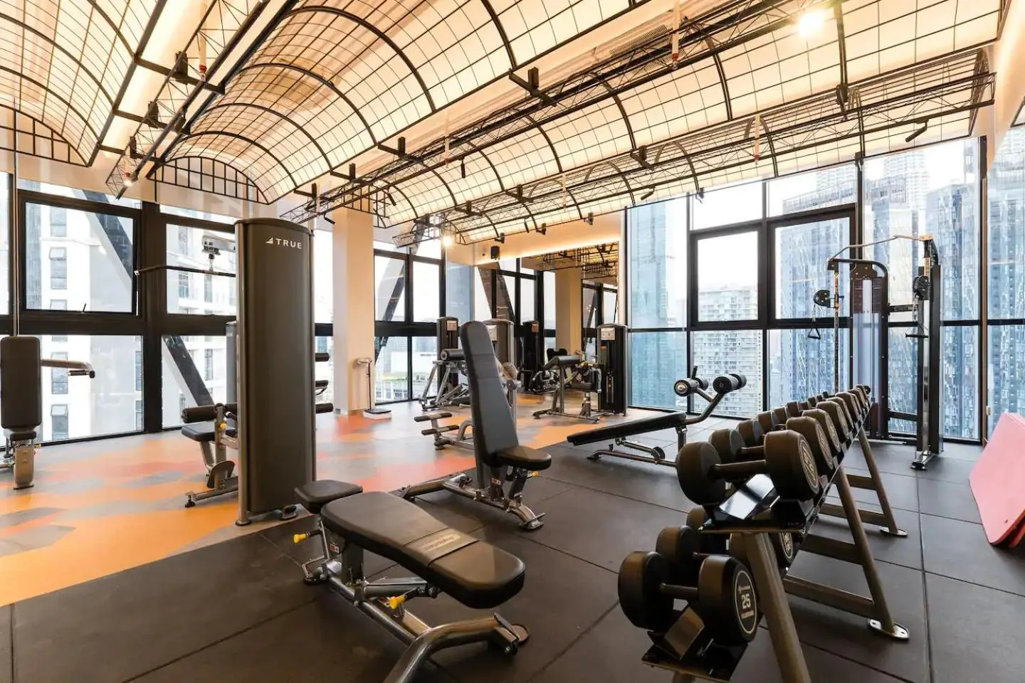 Fitness centre/facilities in Scarletz Suites KLCC Twin Tower by Purple Orchid