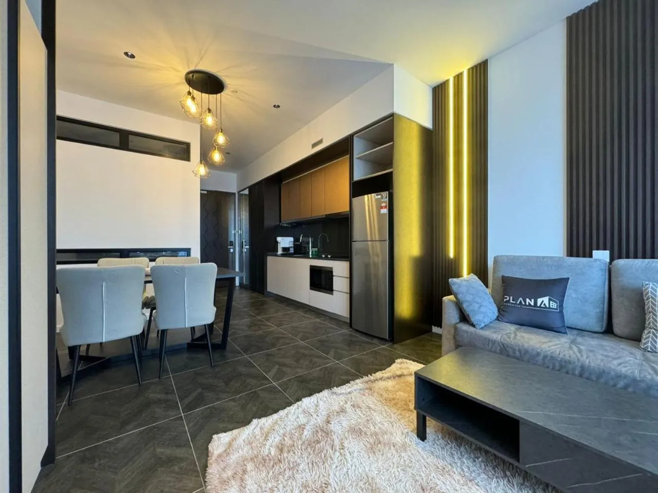 Kitchen or kitchenette in Scarletz Suites KLCC Twin Tower by Purple Orchid