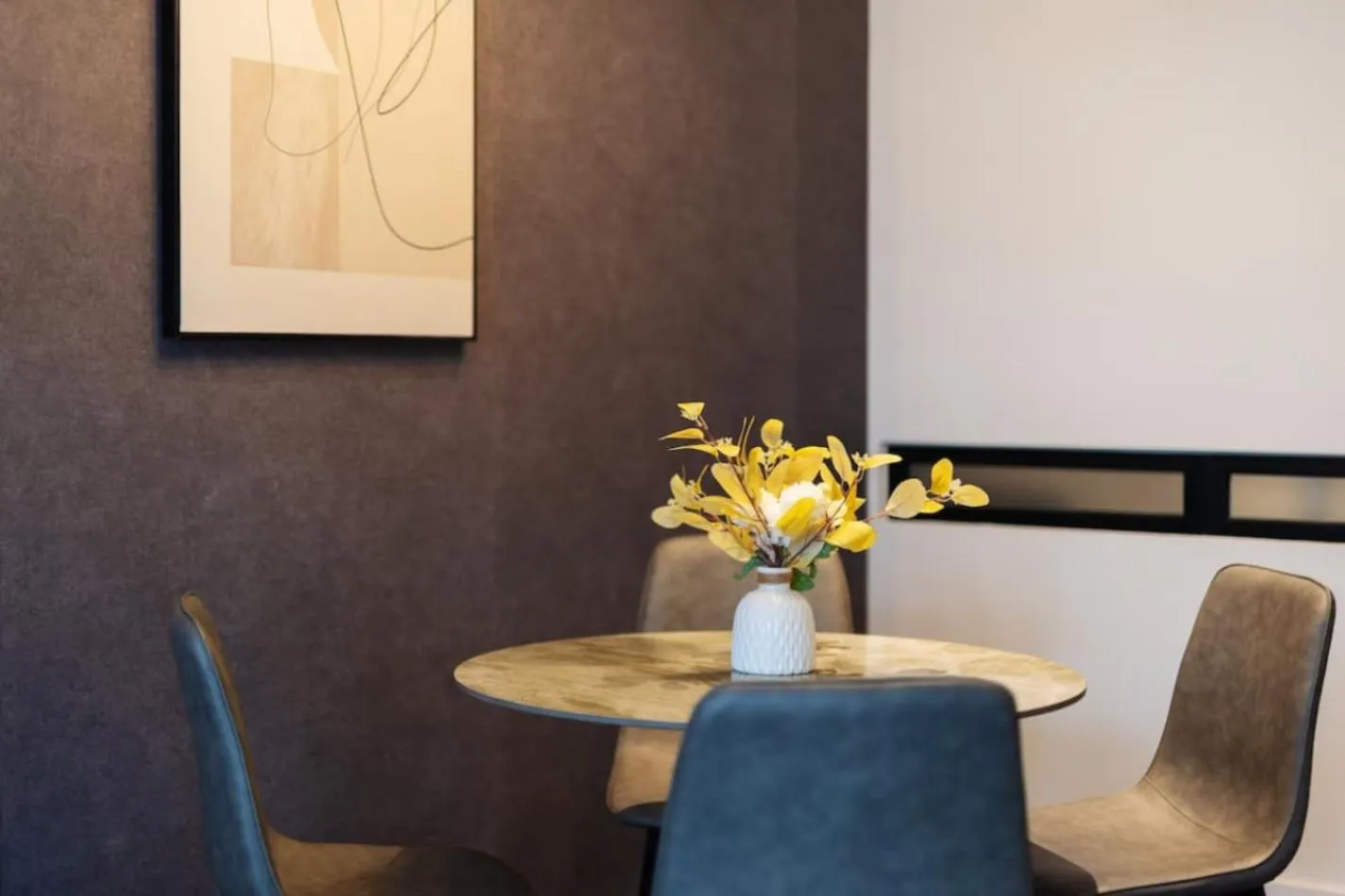 Living room in Scarletz Suites KLCC Twin Tower by Purple Orchid