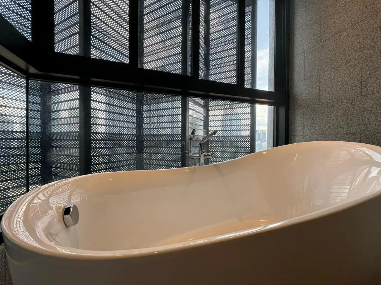 Bathroom in Scarletz Suites KLCC Twin Tower by Purple Orchid