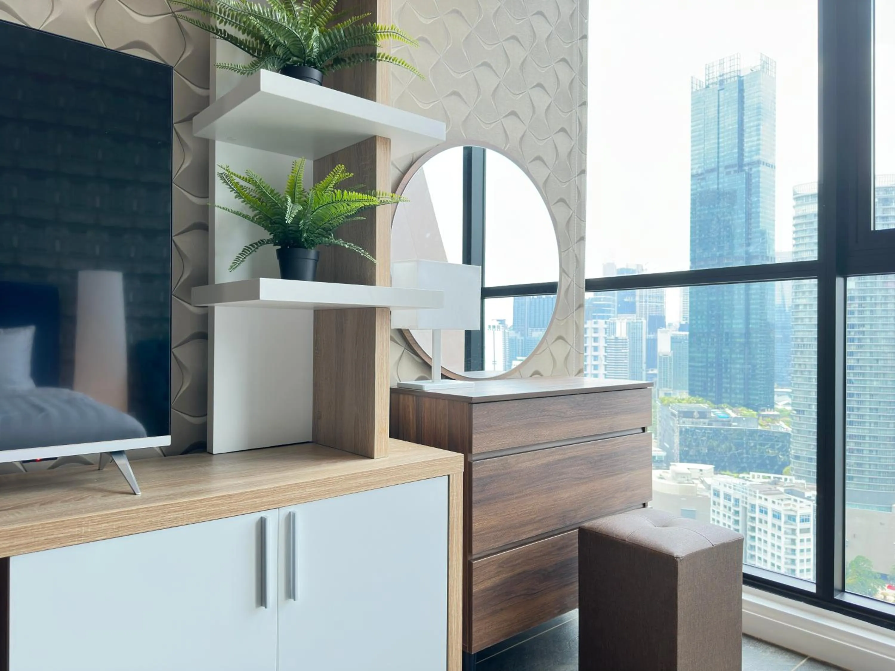 Photo of the whole room in Scarletz Suites KLCC Twin Tower by Purple Orchid