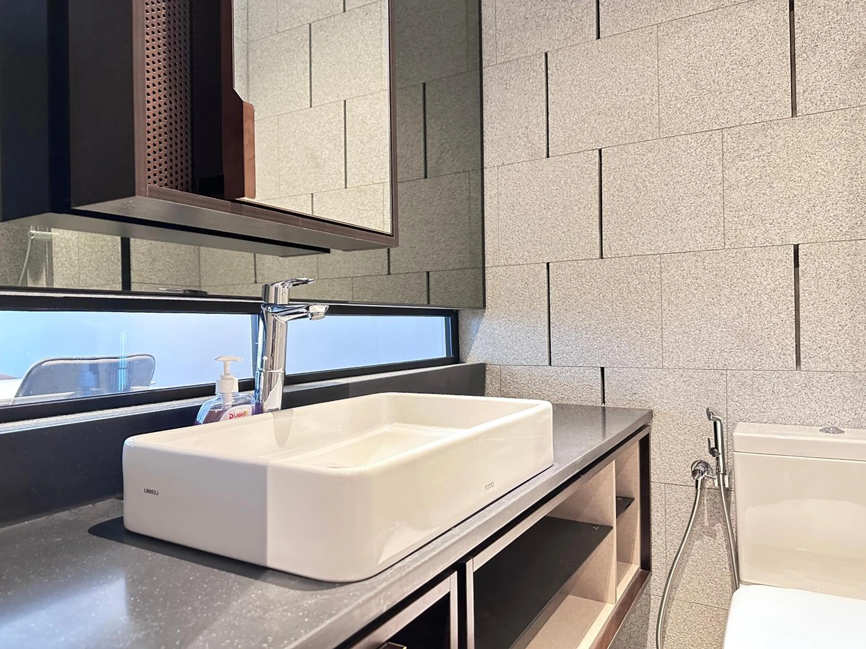 Bathroom in Scarletz Suites KLCC Twin Tower by Purple Orchid