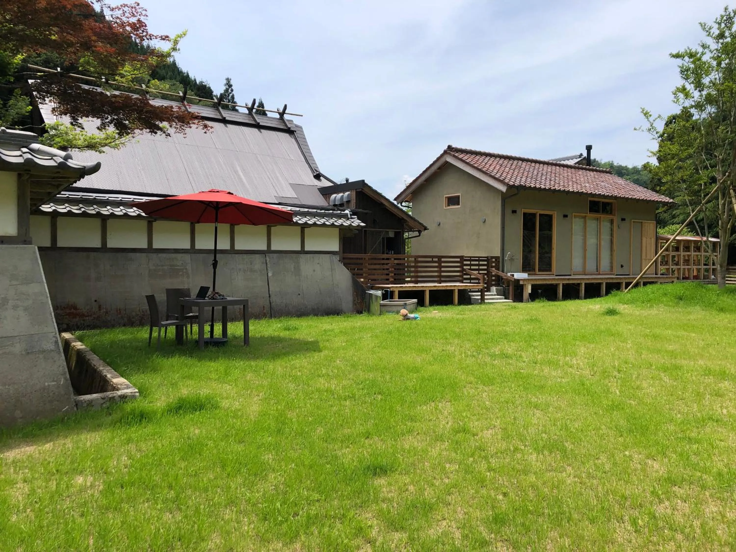 Garden view in Satoyama Hotel Kanenone Tamba