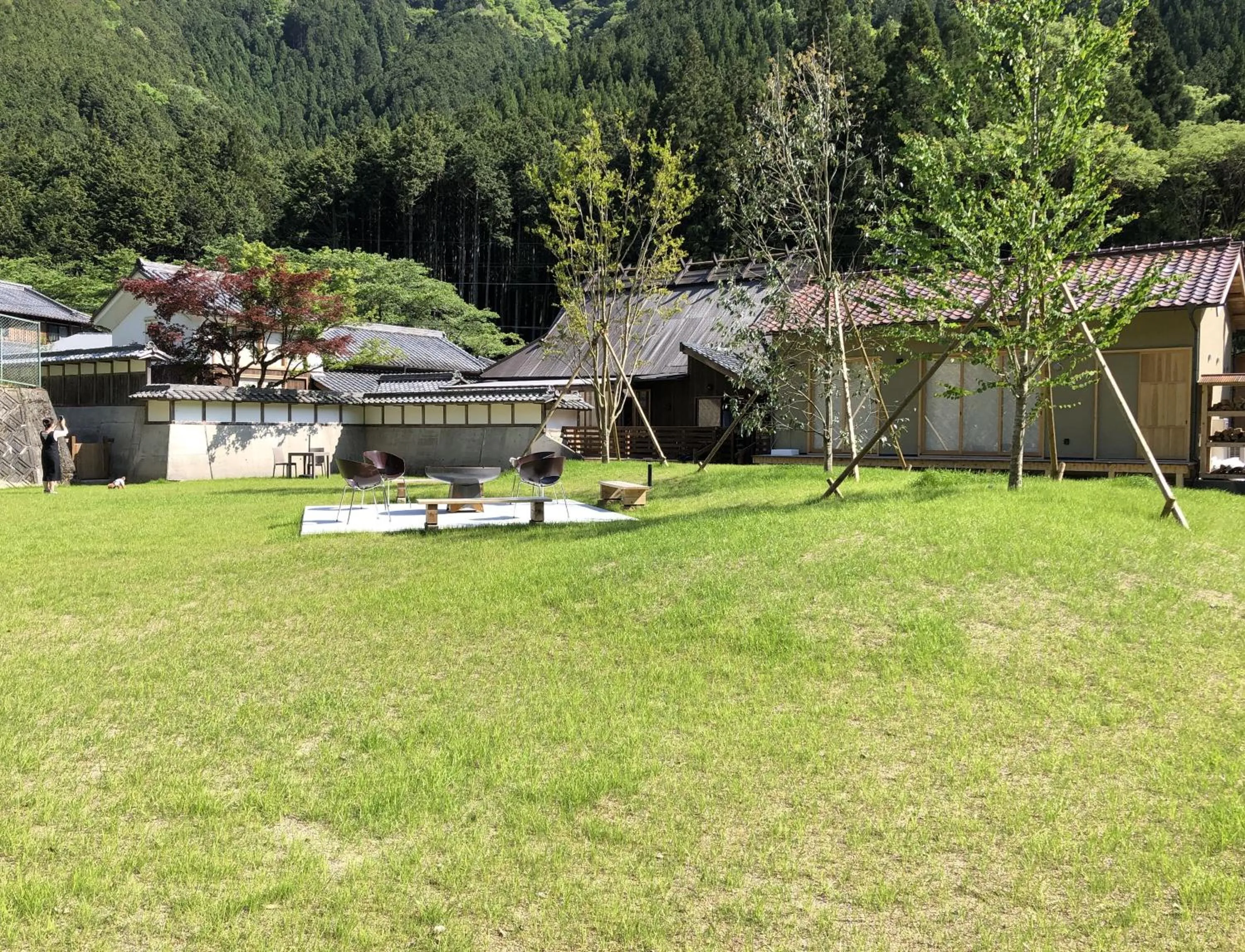 Garden view in Satoyama Hotel Kanenone Tamba