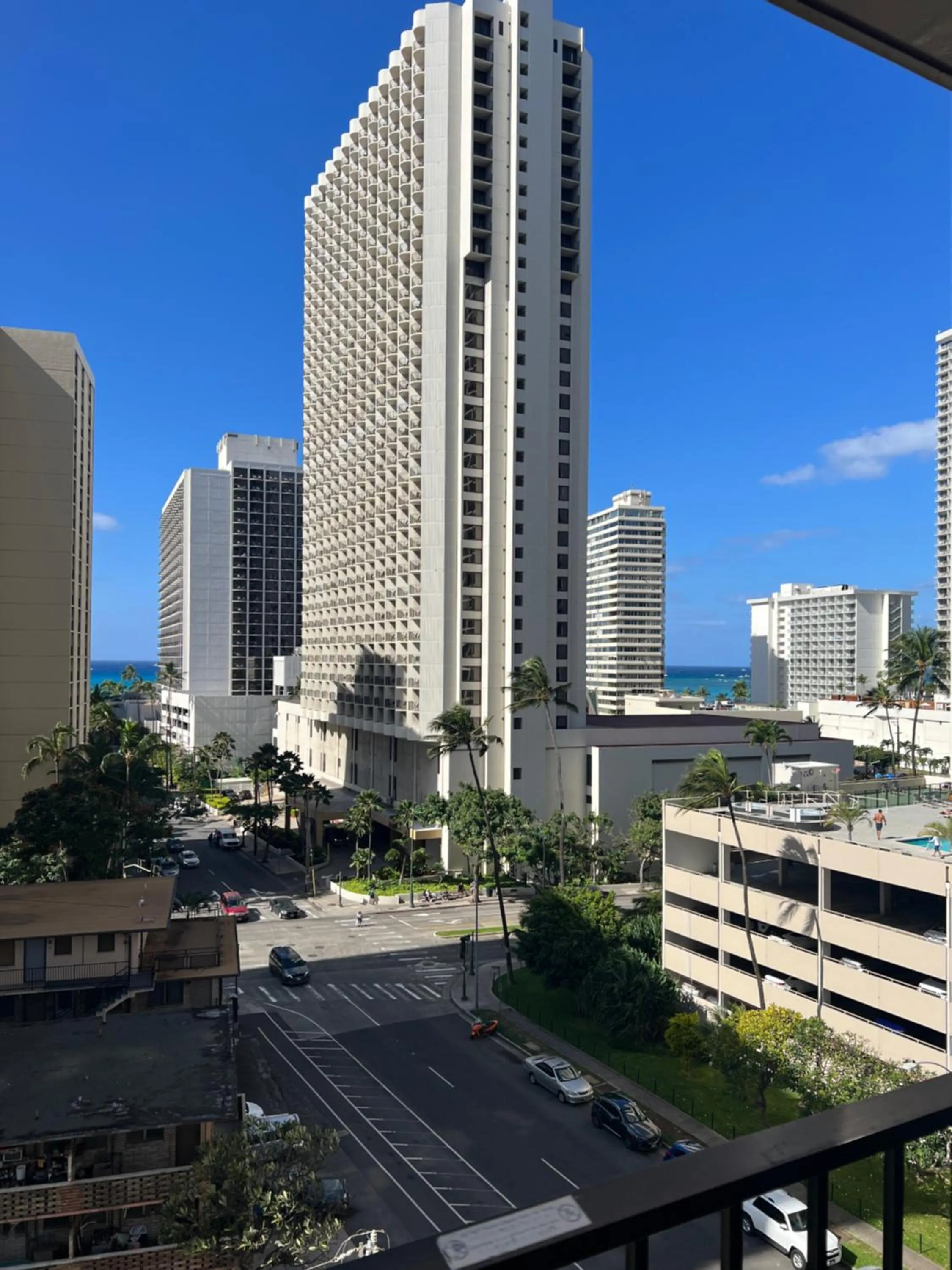 City view in Waikiki Sunset