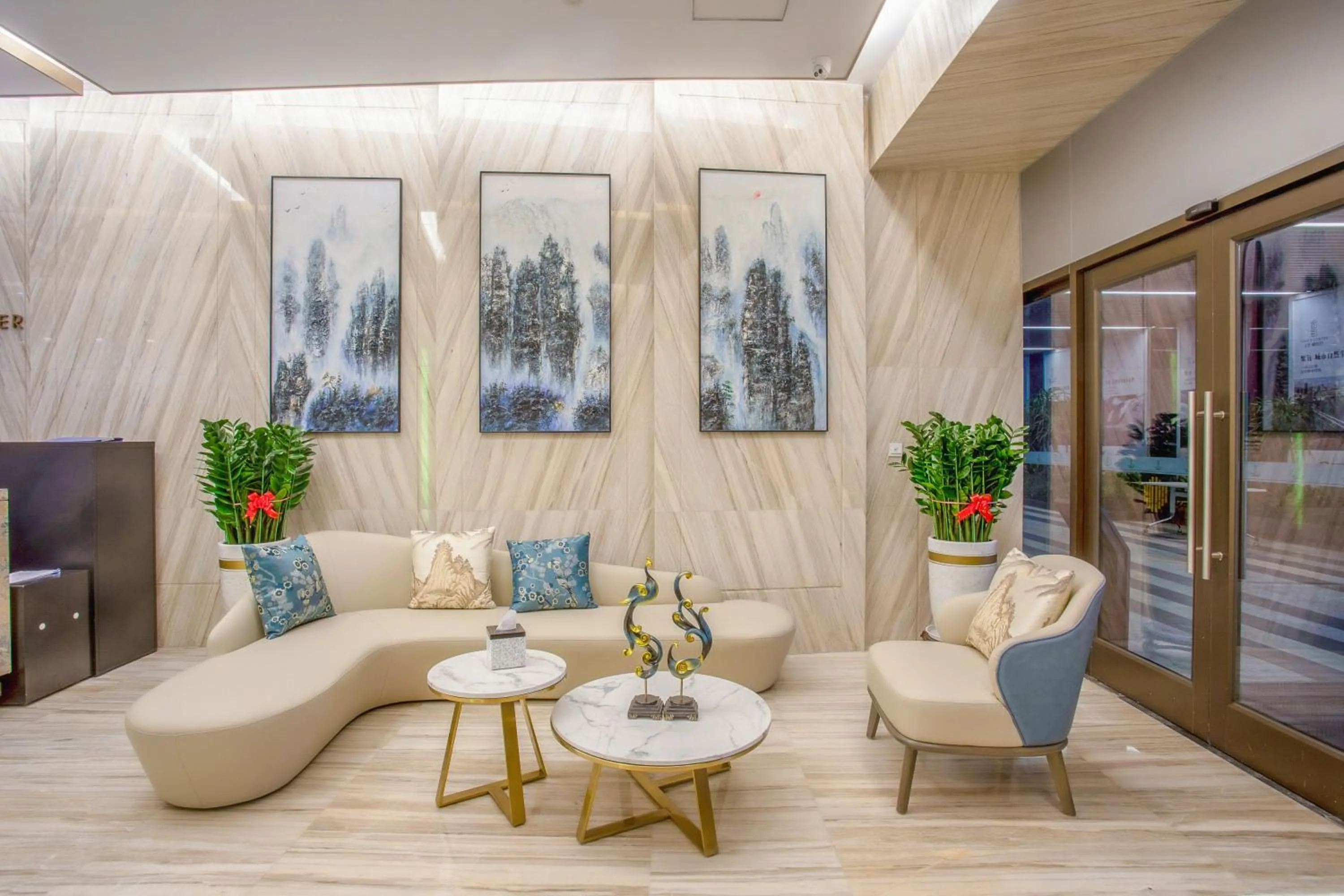 Seating area in Shenzhen Kingkey Kingyu Hotel