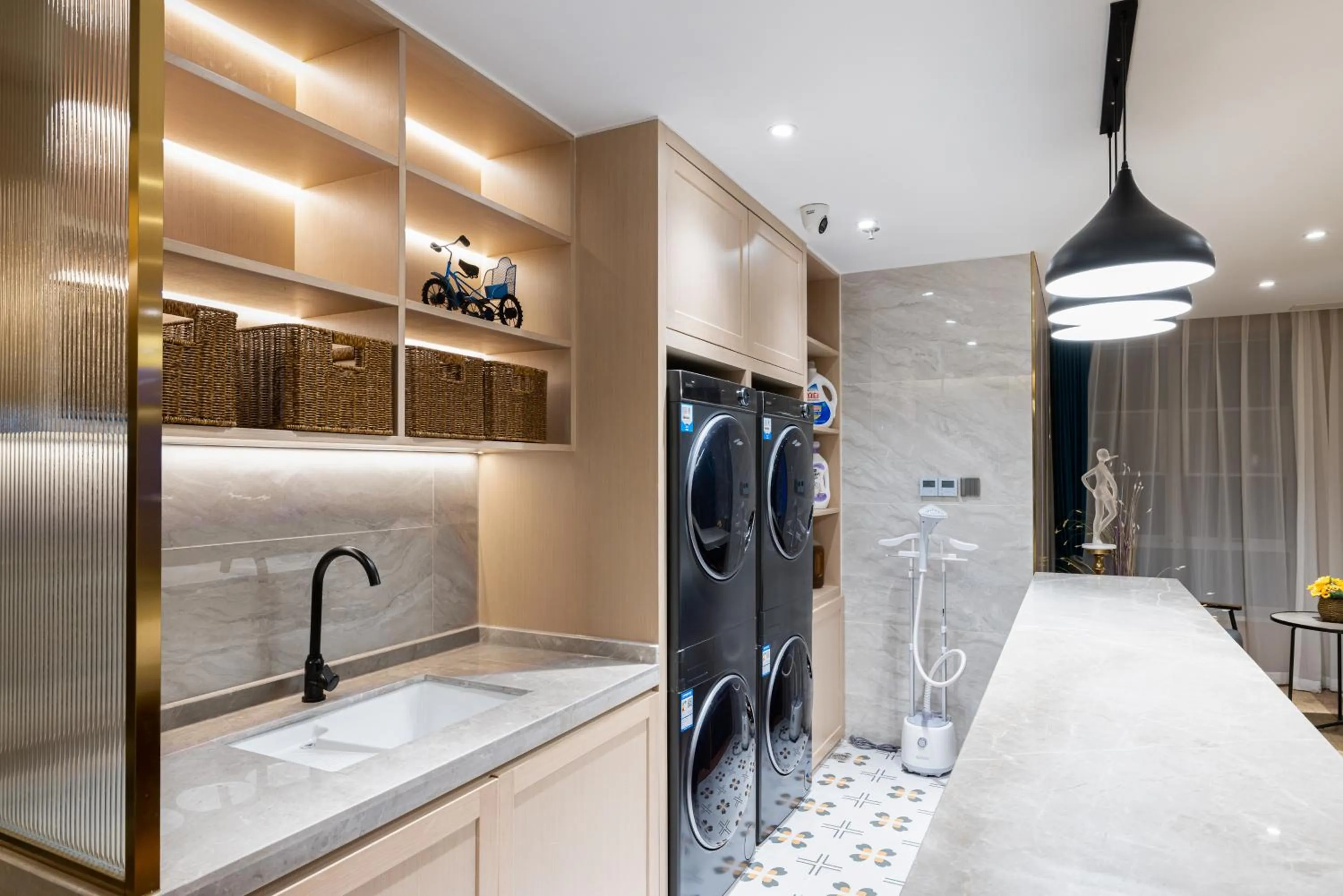 washing machine in Nost algia S Hotel Beijing Liangxiang University Town