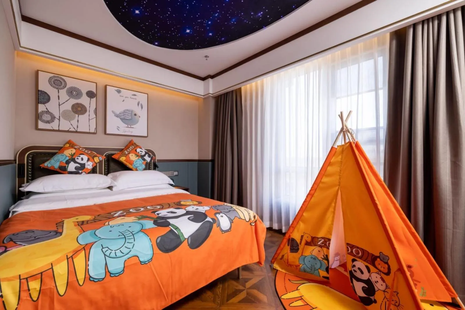 Bedroom, Bed in Nost algia S Hotel Beijing Liangxiang University Town