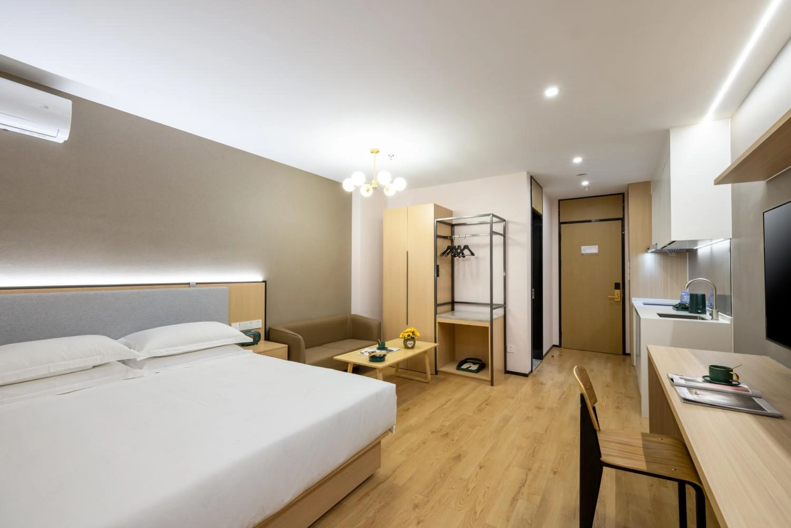 Photo of the whole room, Bed in Nost algia S Hotel Beijing Liangxiang University Town