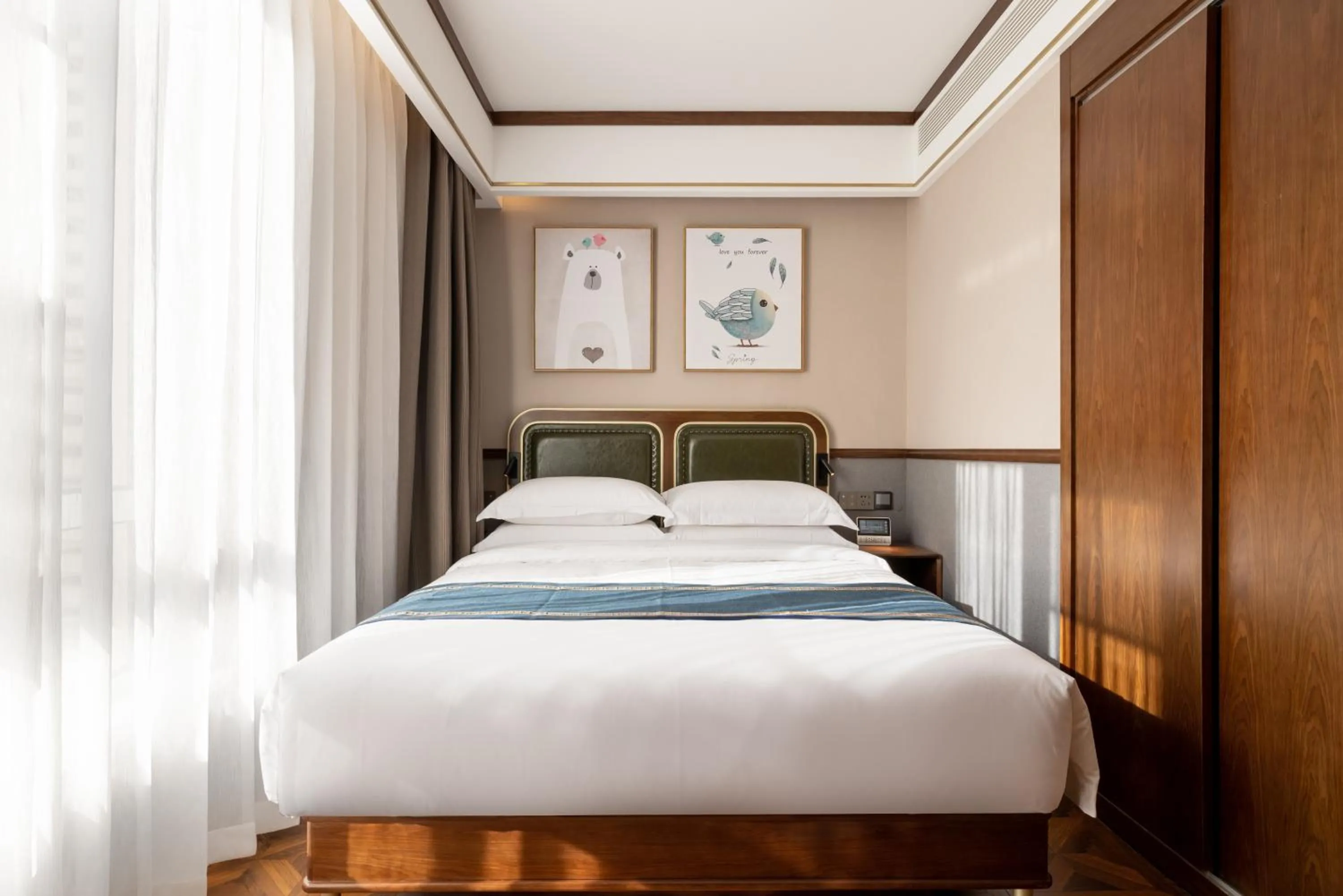 Bedroom, Bed in Nost algia S Hotel Beijing Liangxiang University Town