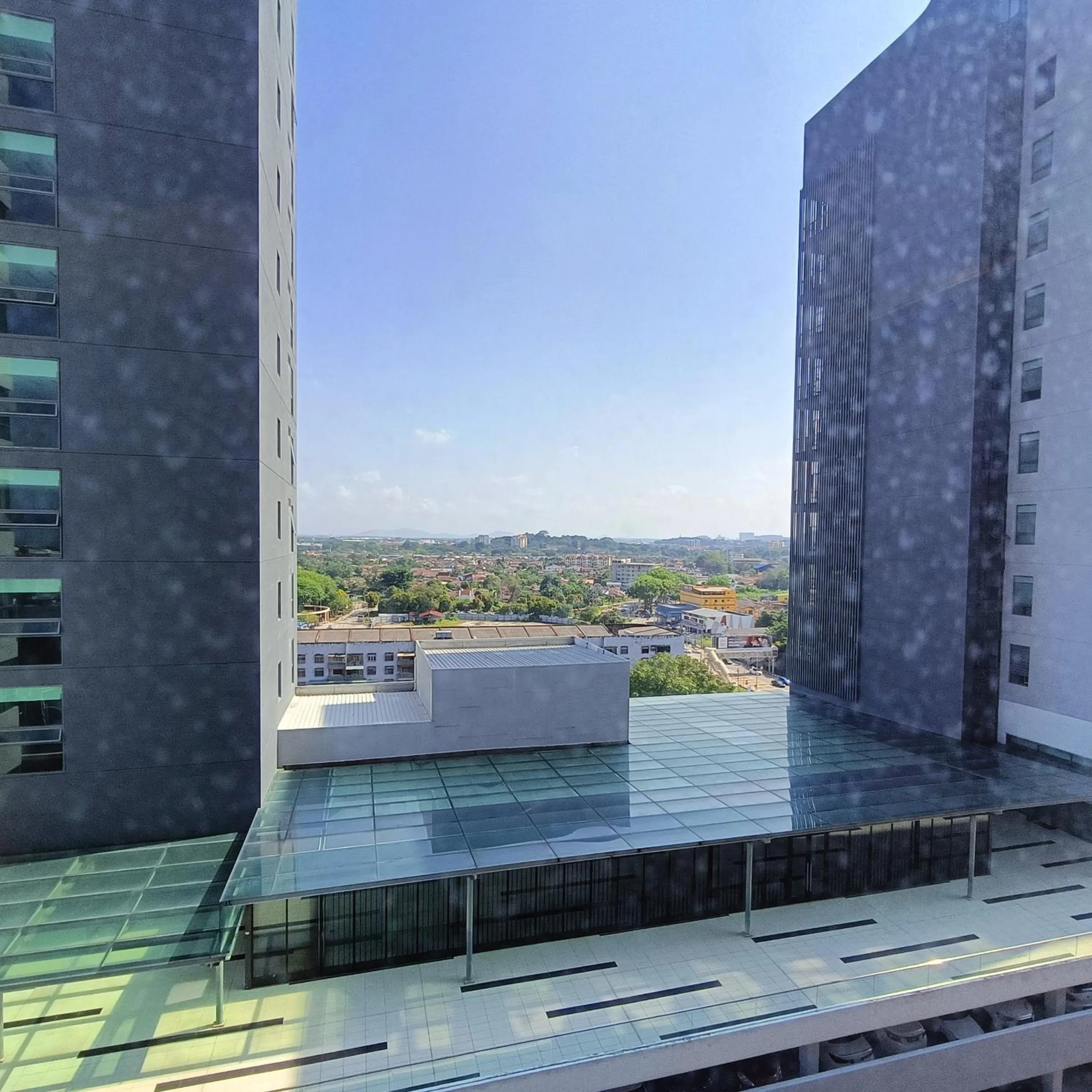 City view in Melaka Studio Suites