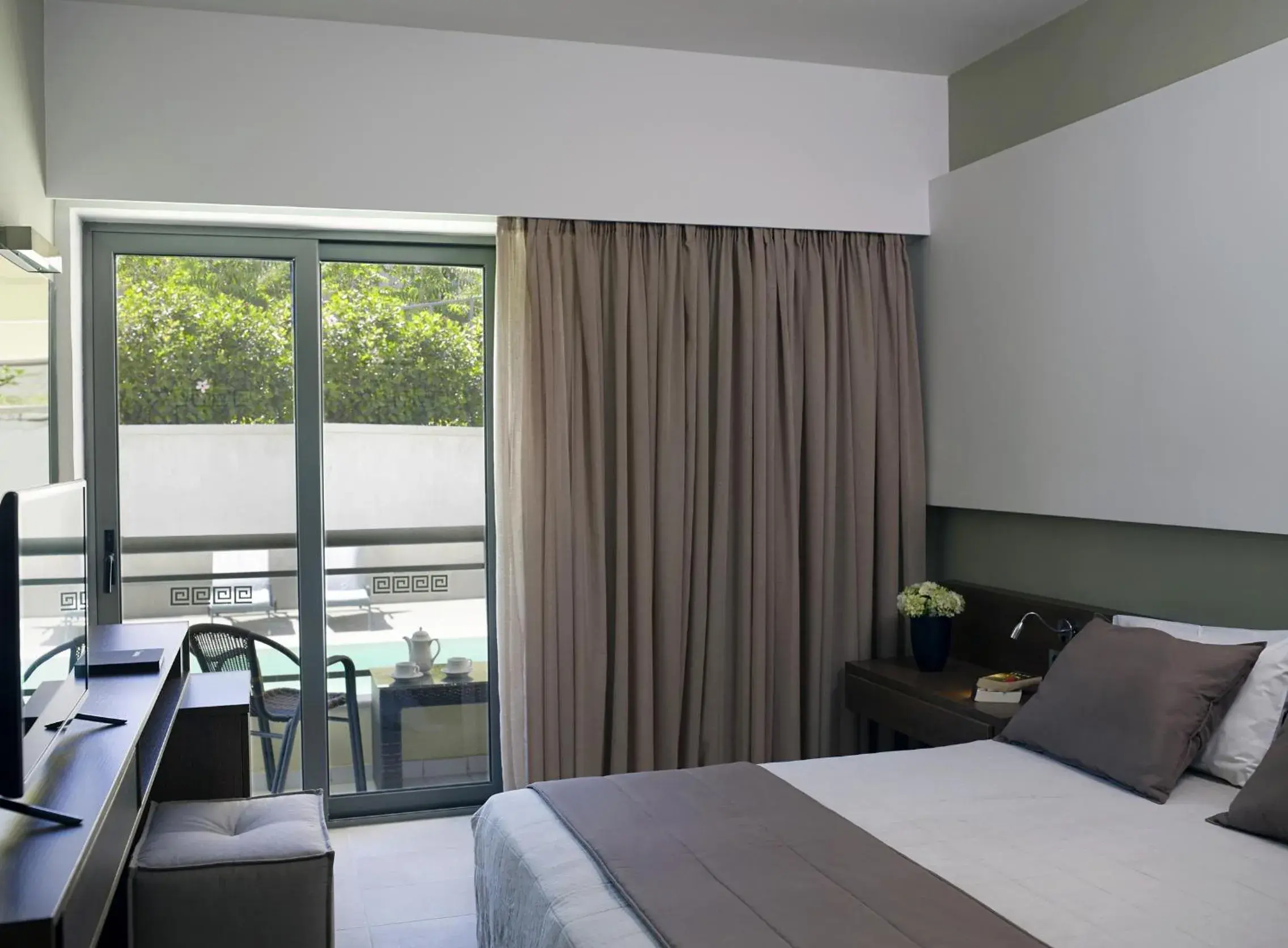 Bed in Angela Downtown Hotel Bed in Angela Downtown Hotel