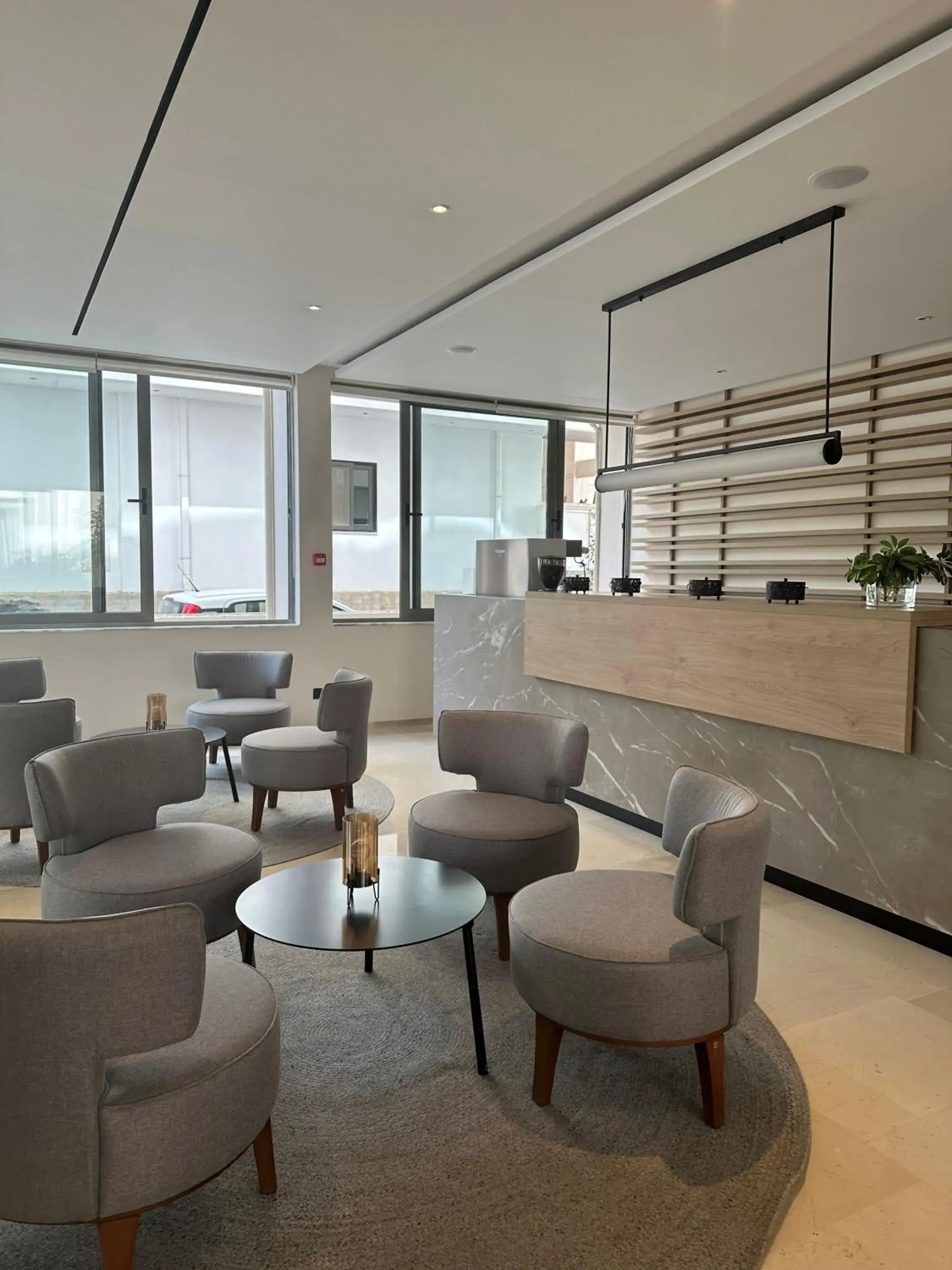 Lobby or reception in Angela Downtown Hotel Lobby or reception in Angela Downtown Hotel