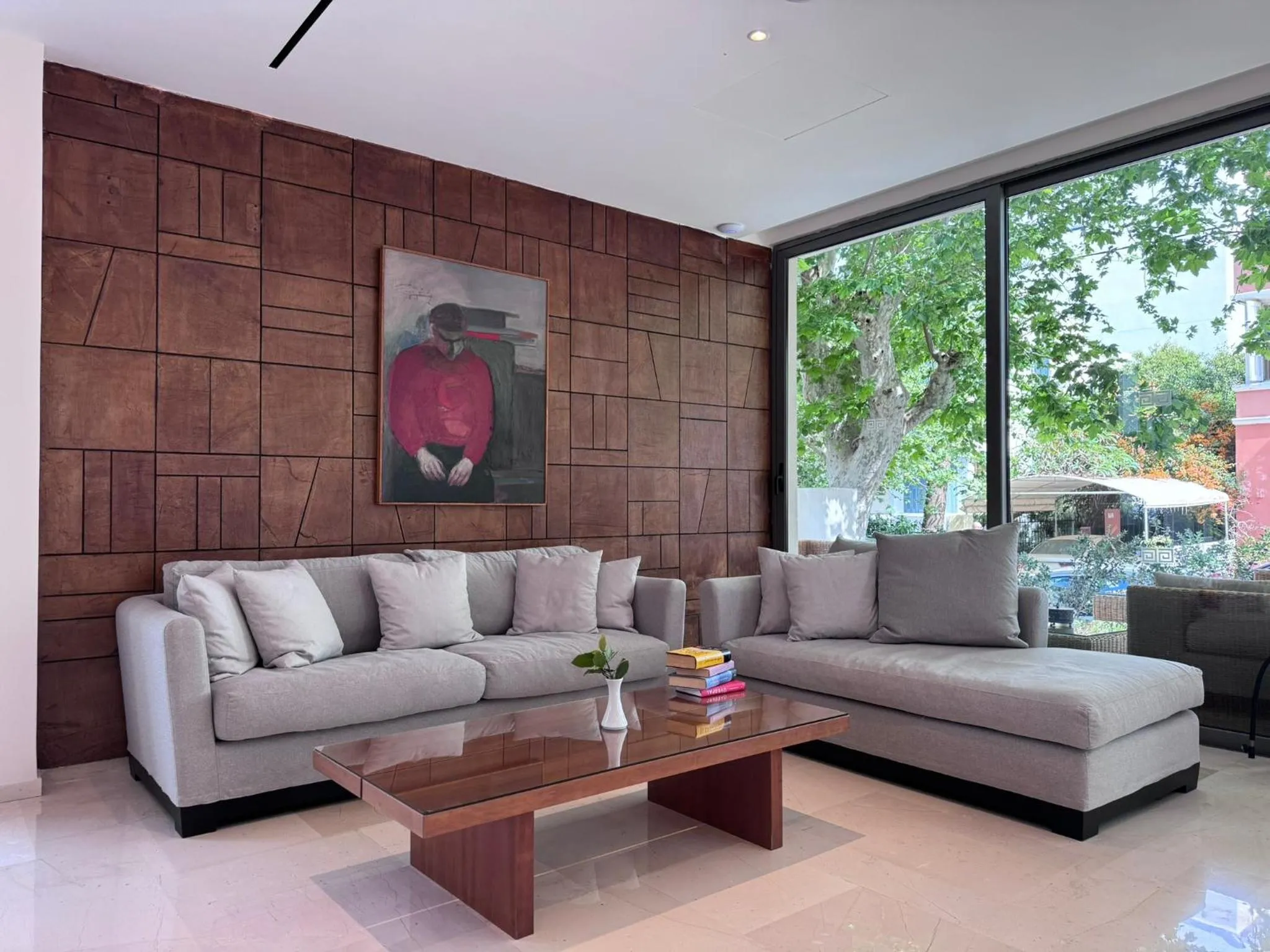 Lobby or reception in Angela Downtown Hotel