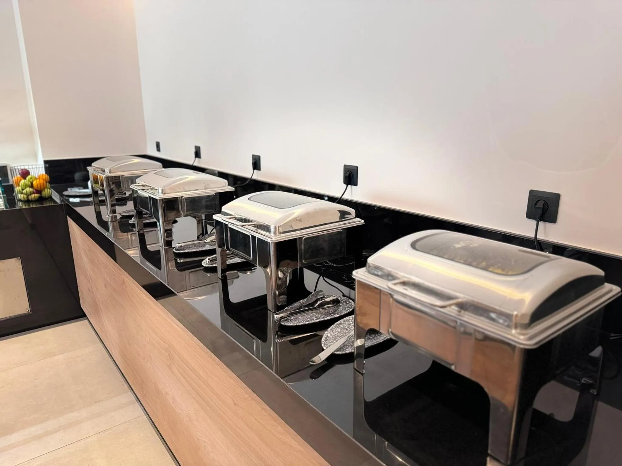 Buffet breakfast in Angela Downtown Hotel