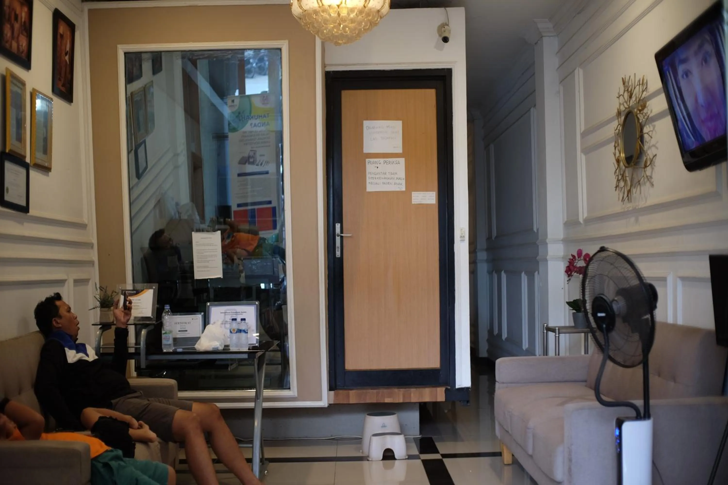 Living room in Pondok Sabaraya Haji Juanda Cikampek Purwakarta