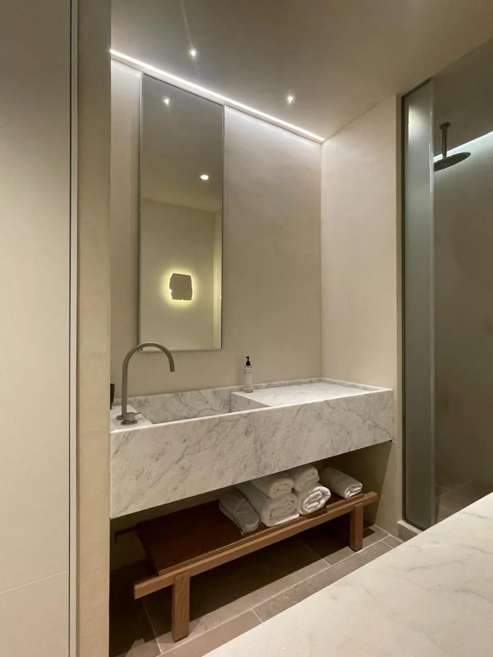 Bathroom, Bed in Meros, Santikos Collection