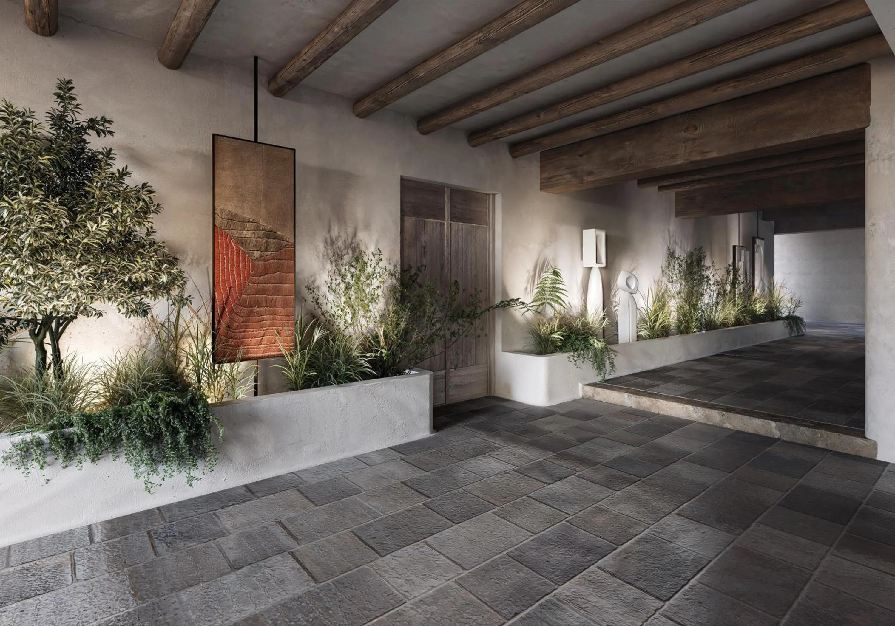 Property building in Meros, Santikos Collection