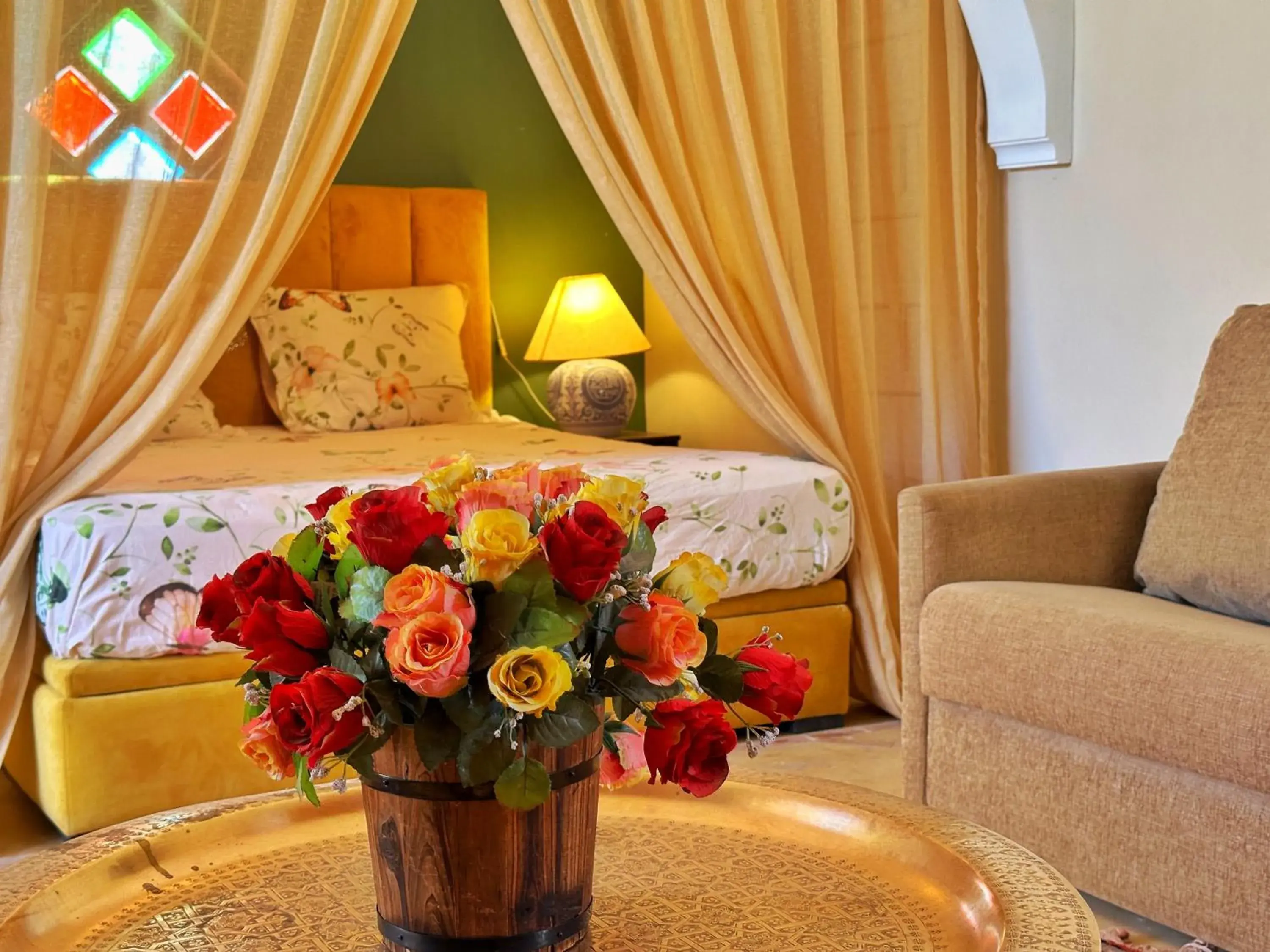 Double Room with Private Bathroom in Riad salix d'agafay Double Room with Private Bathroom in Riad salix d'agafay