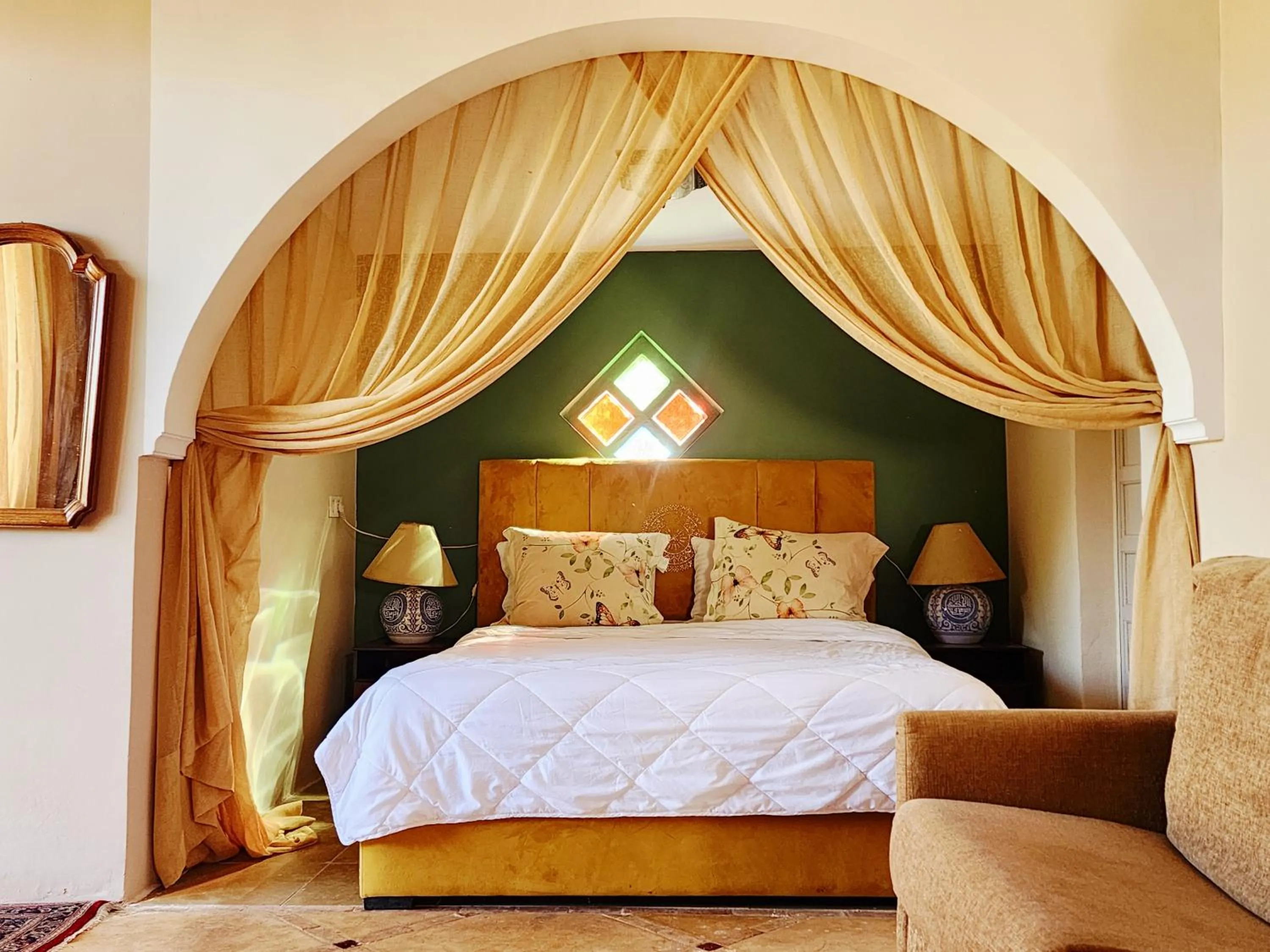 Bed in Riad salix d'agafay