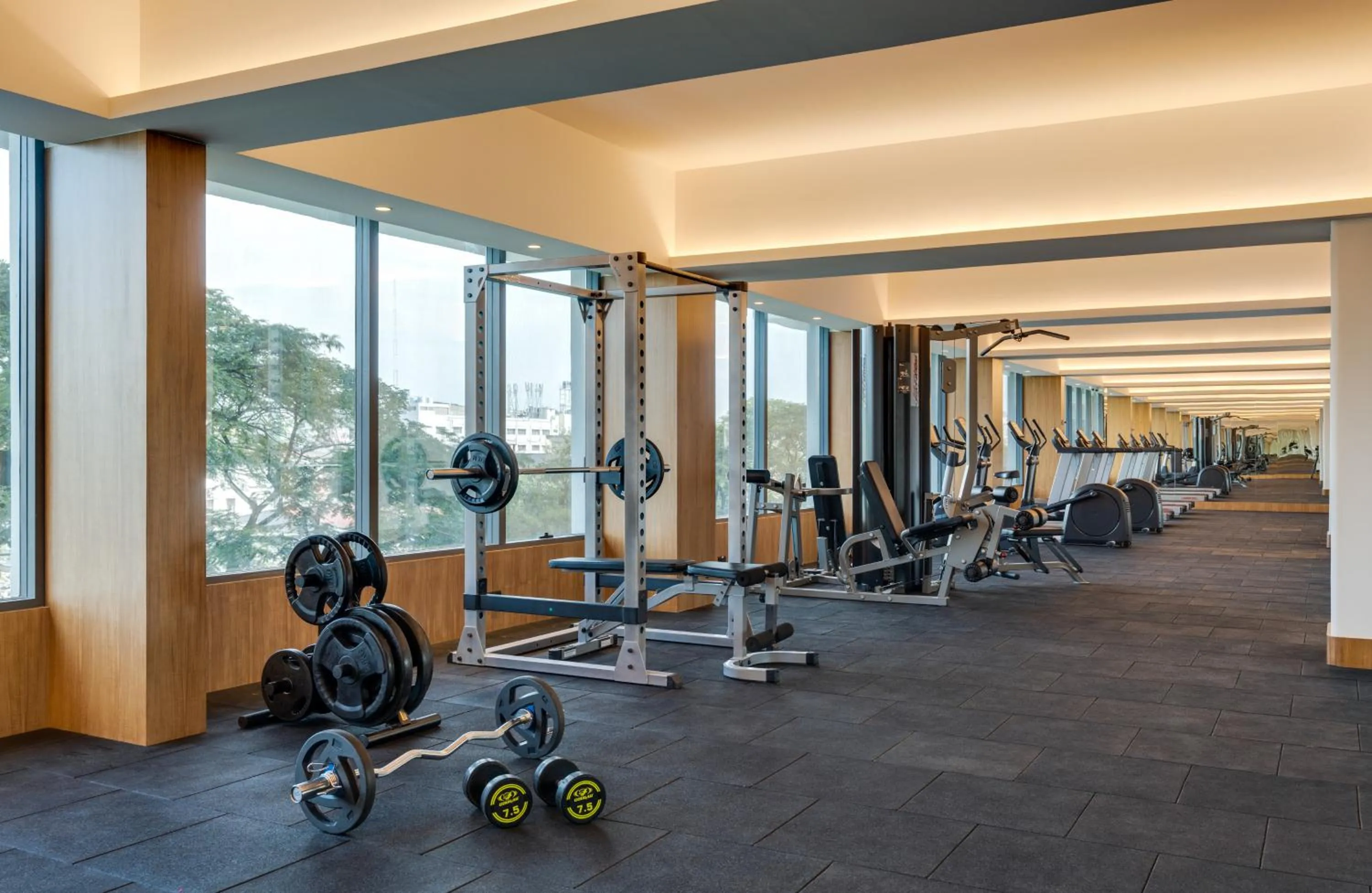 Fitness centre/facilities in Greenpark Bengaluru