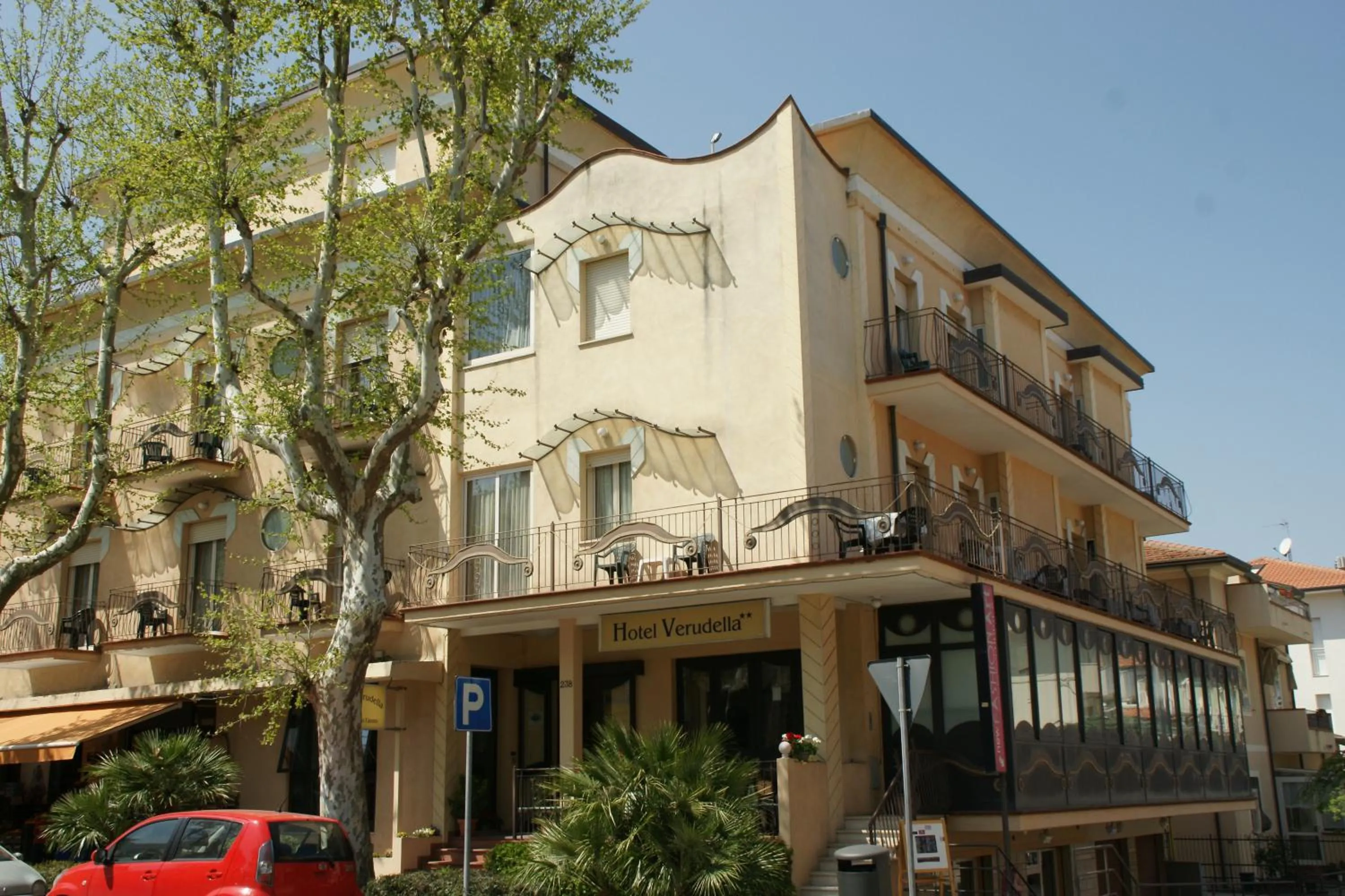 Property building in Hotel Verudella