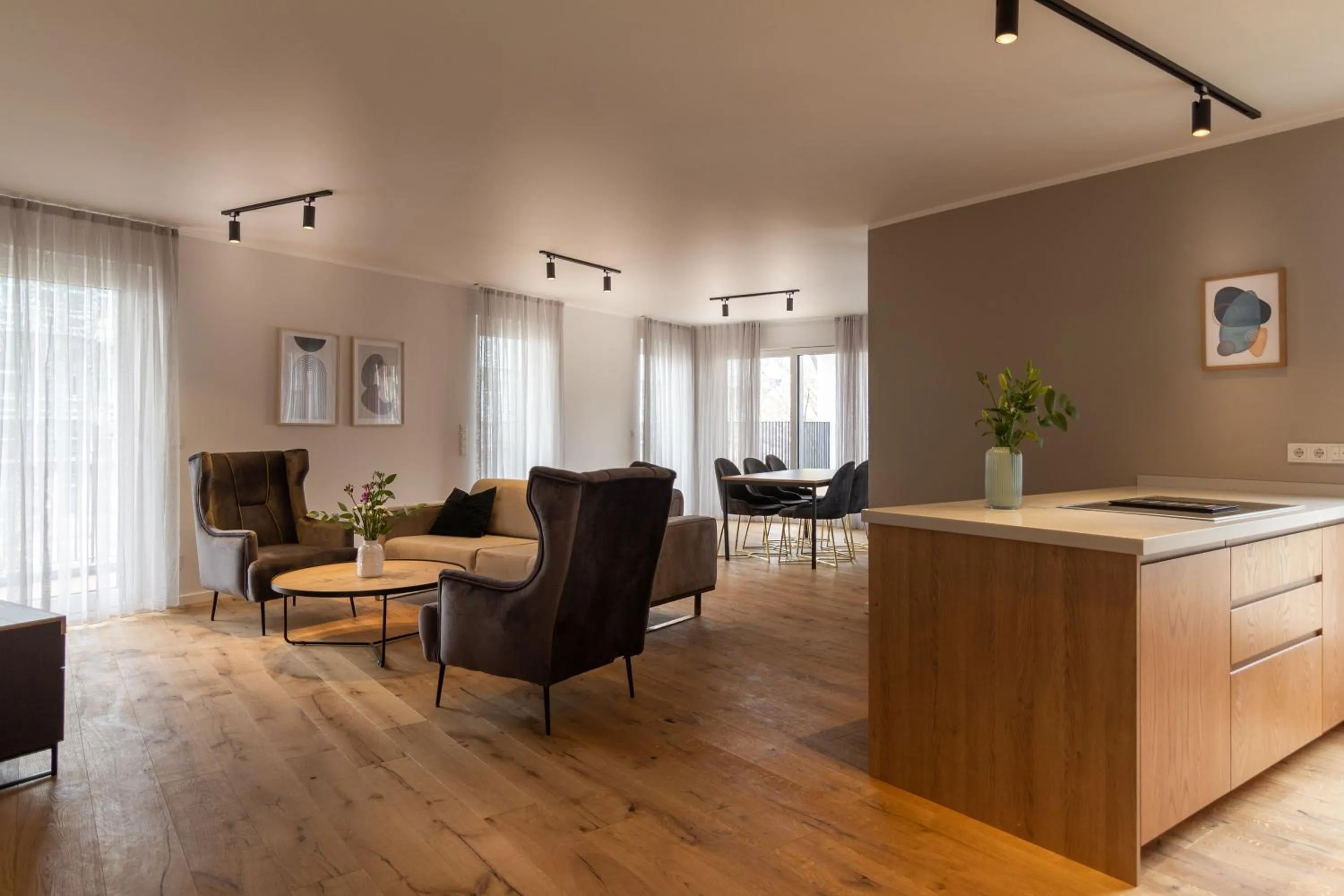 Kitchen or kitchenette in Sleep Inn Medienhafen Suites