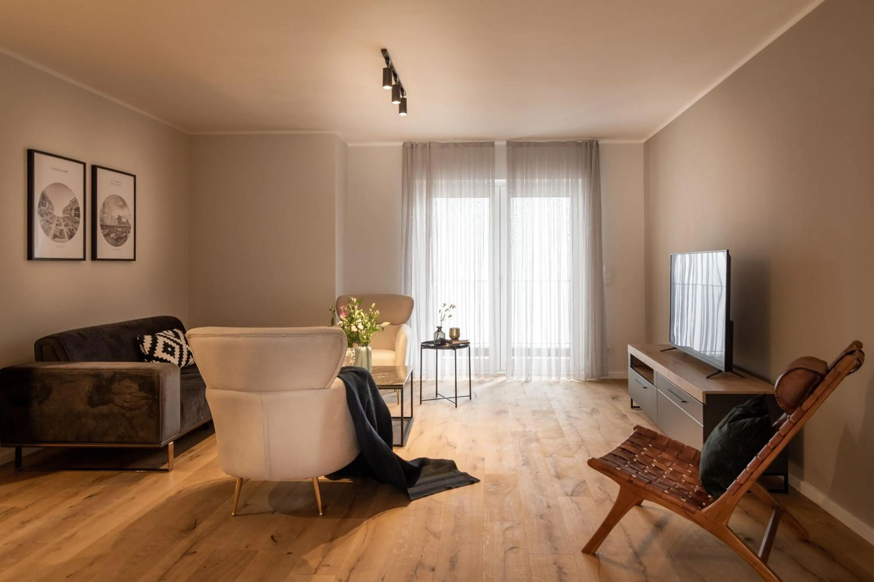 Seating area in Sleep Inn Medienhafen Suites