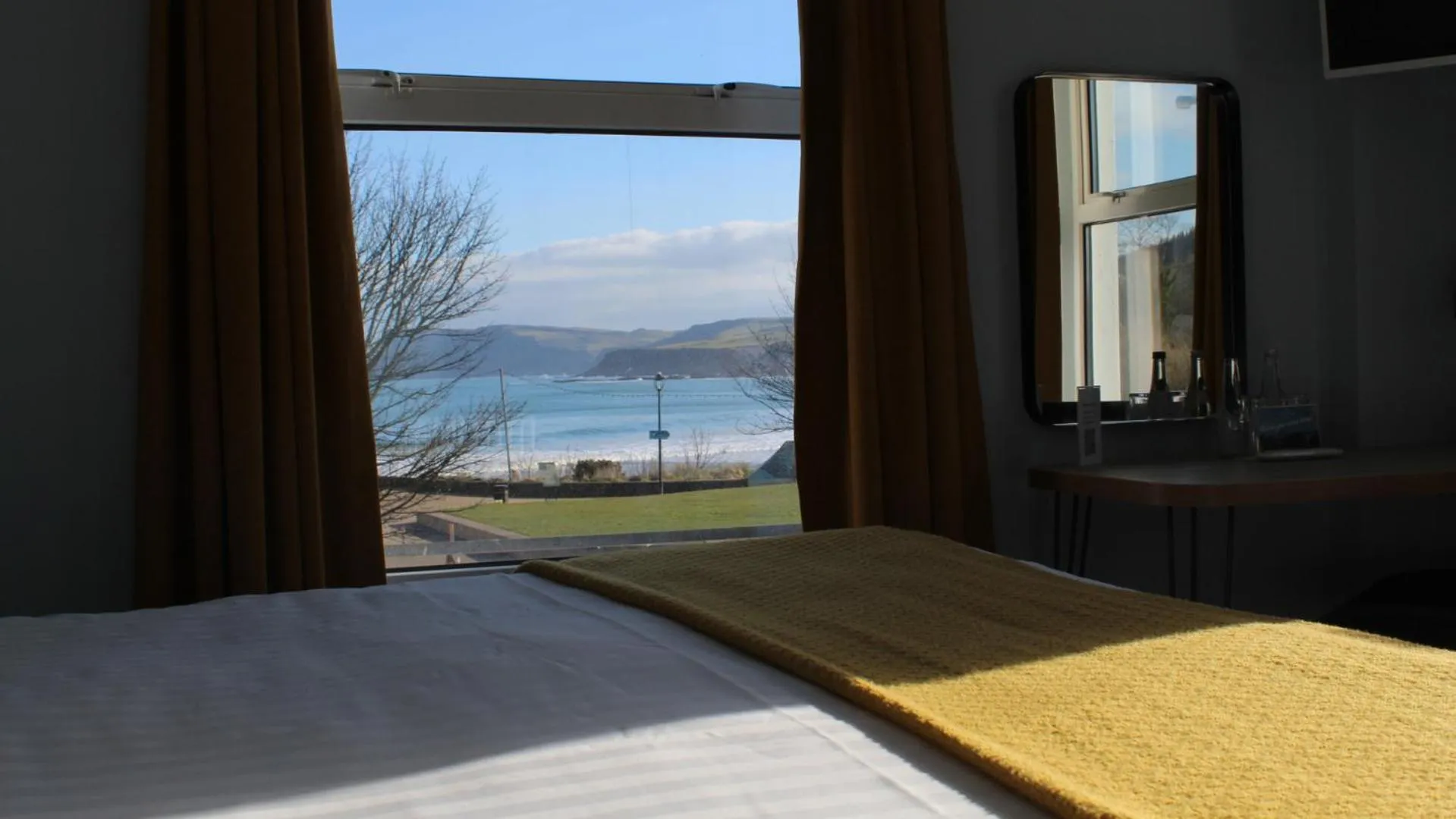 Bed in Marine Hotel Ballycastle