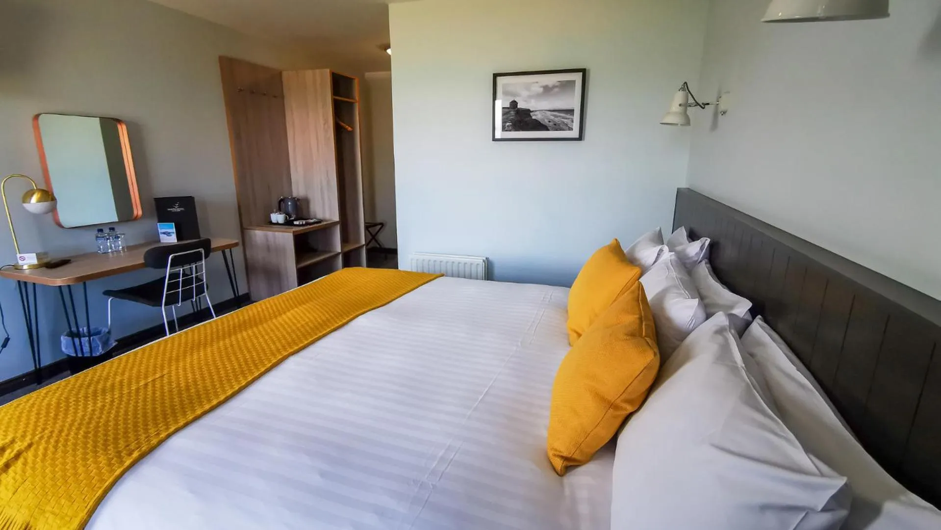 Bed in Marine Hotel Ballycastle