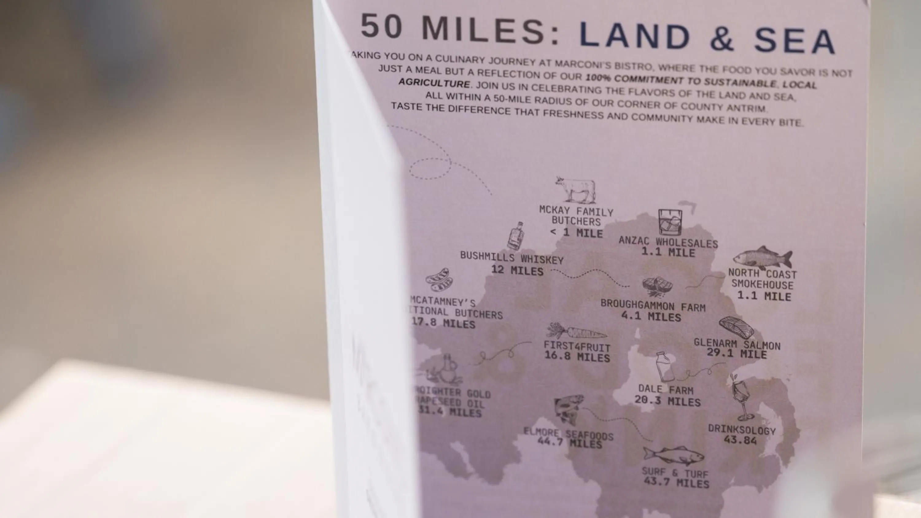 Food in Marine Hotel Ballycastle