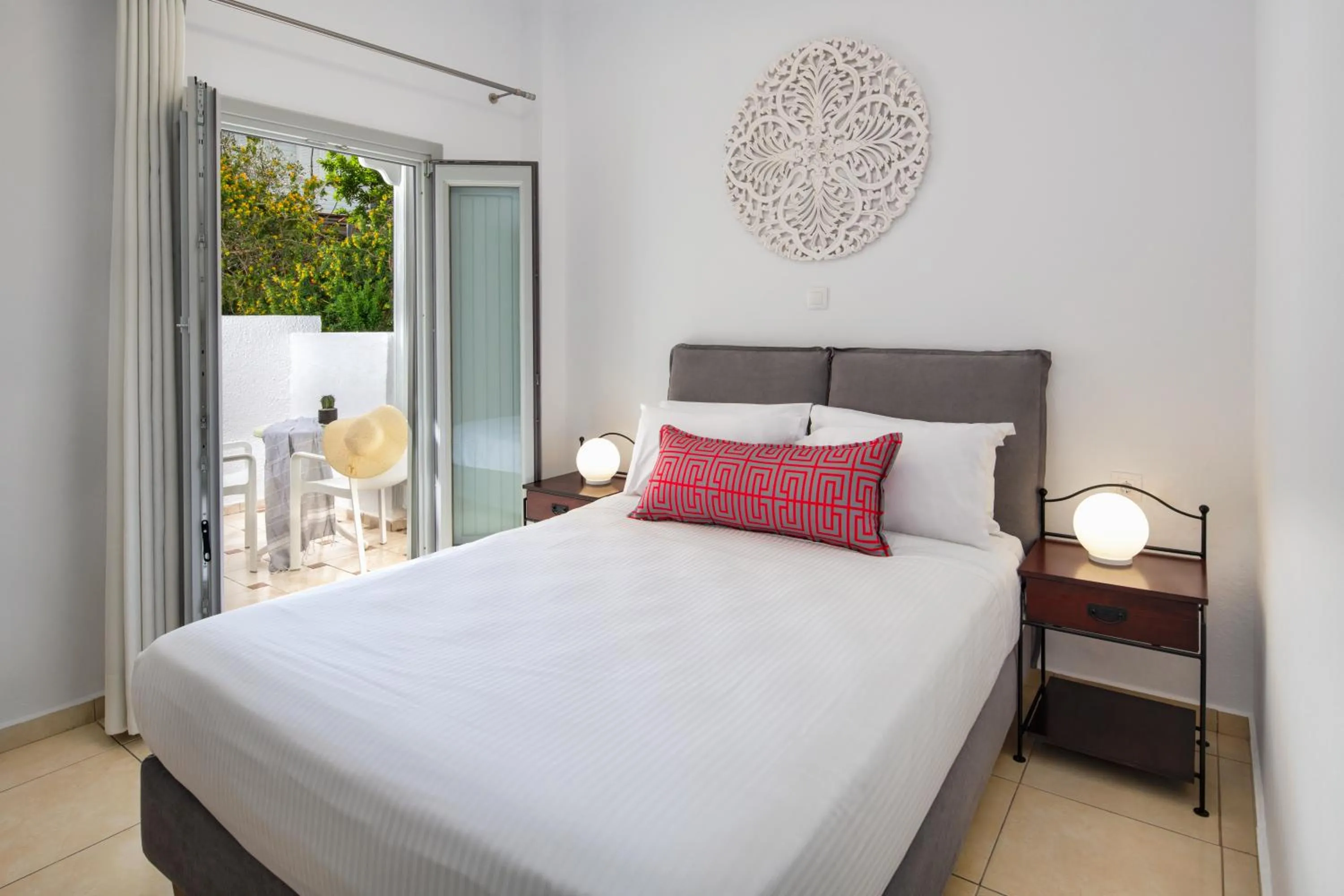 Bed in Villa Soula