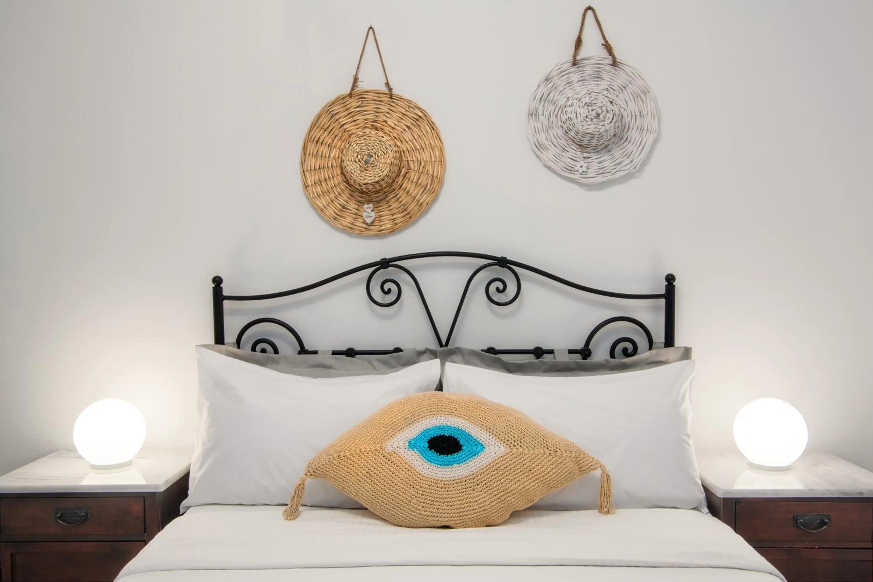 Bed in Villa Soula