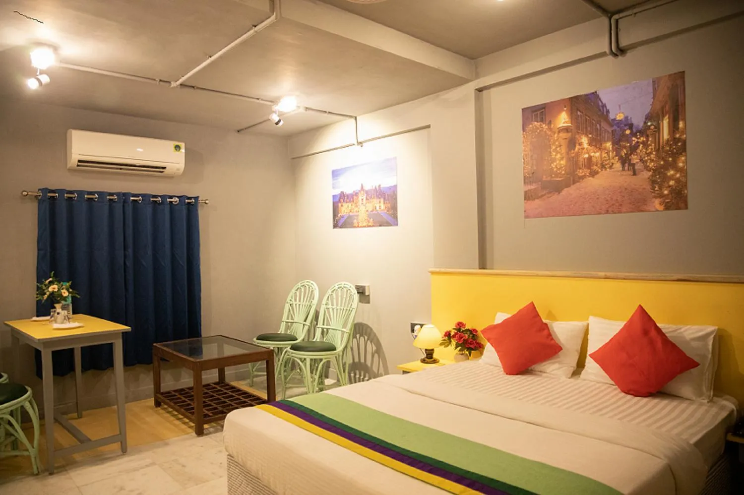 air conditioner, Bed in Hotel FORT28