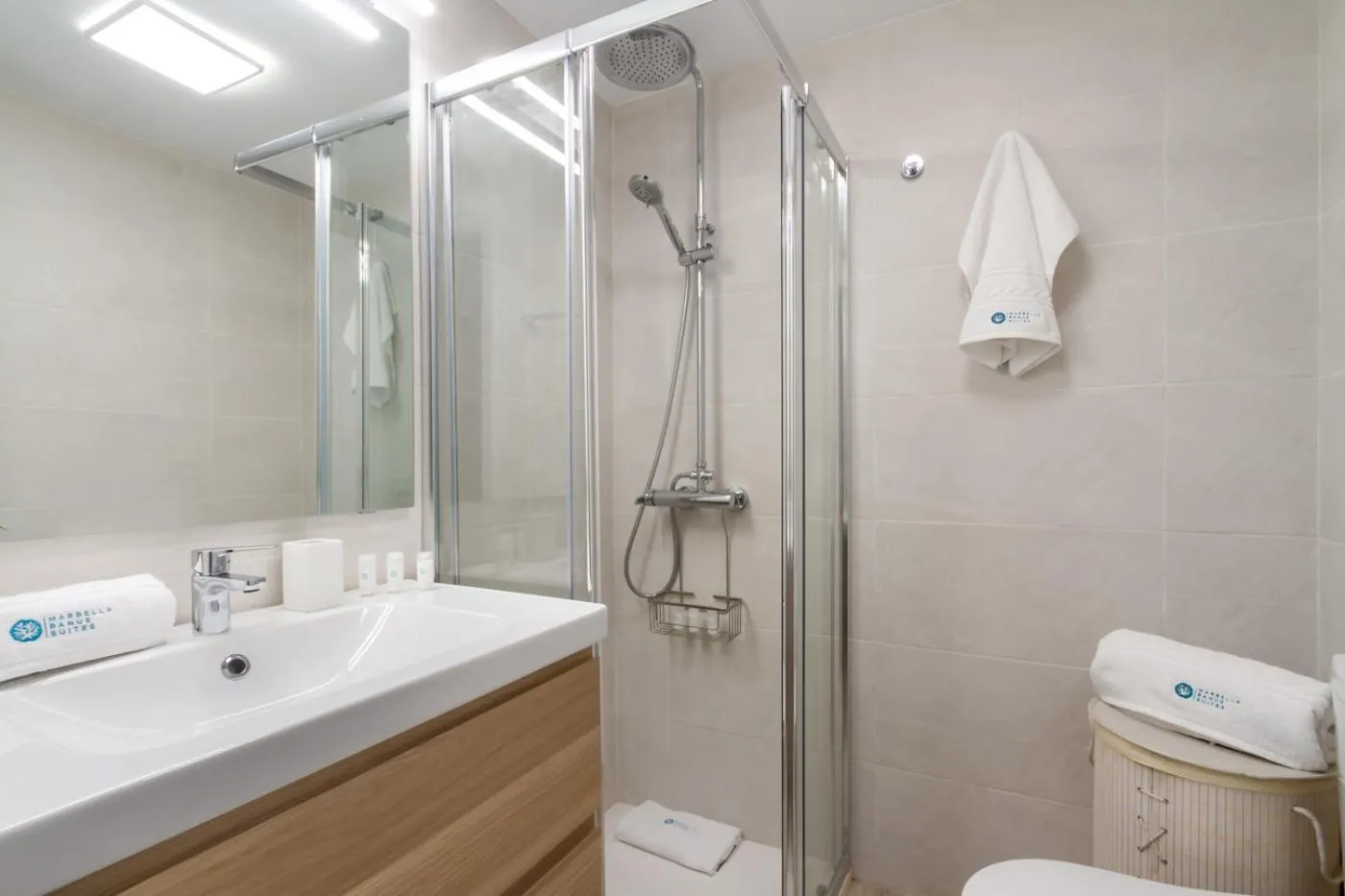 Shower in MARBELLA BANUS SUITES - Marbella Centre Soriano 56 Suite Apartment