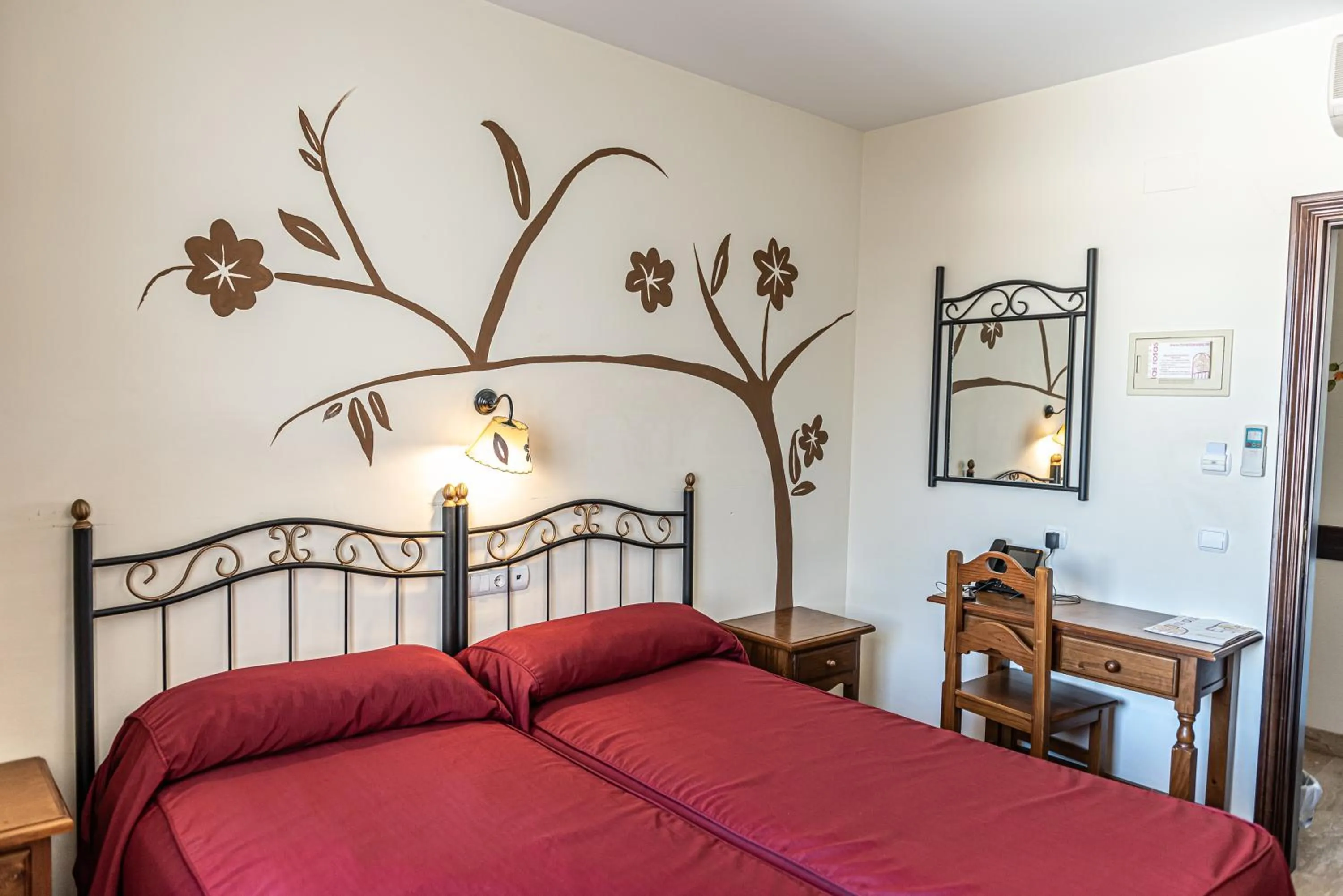 Bed in Hotel Las Rosas