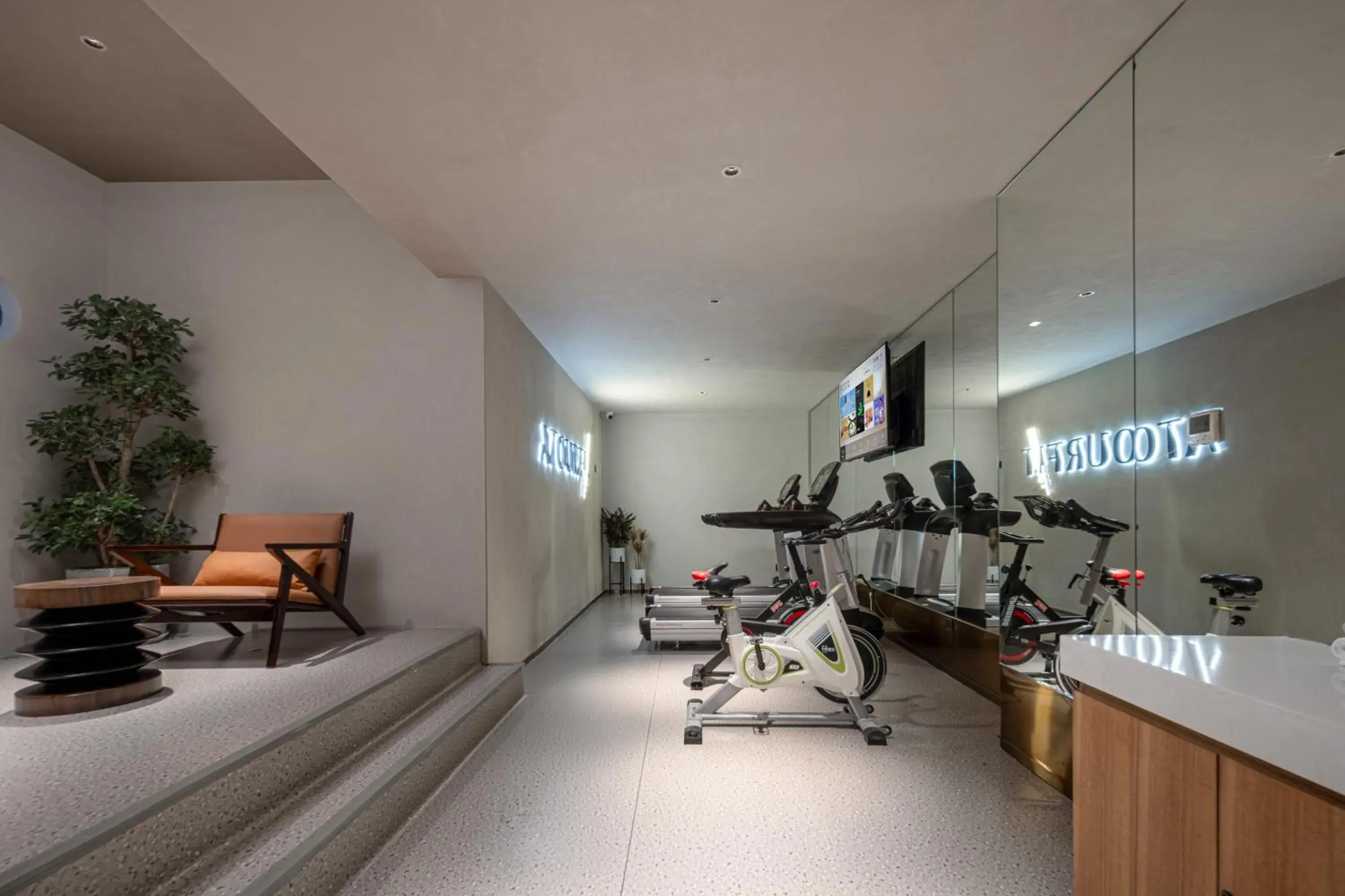 Fitness centre/facilities in Atour Hotel Qingdao Olympic Sailing Center May Fourth Square Fitness centre/facilities in Atour Hotel Qingdao Olympic Sailing Center May Fourth Square