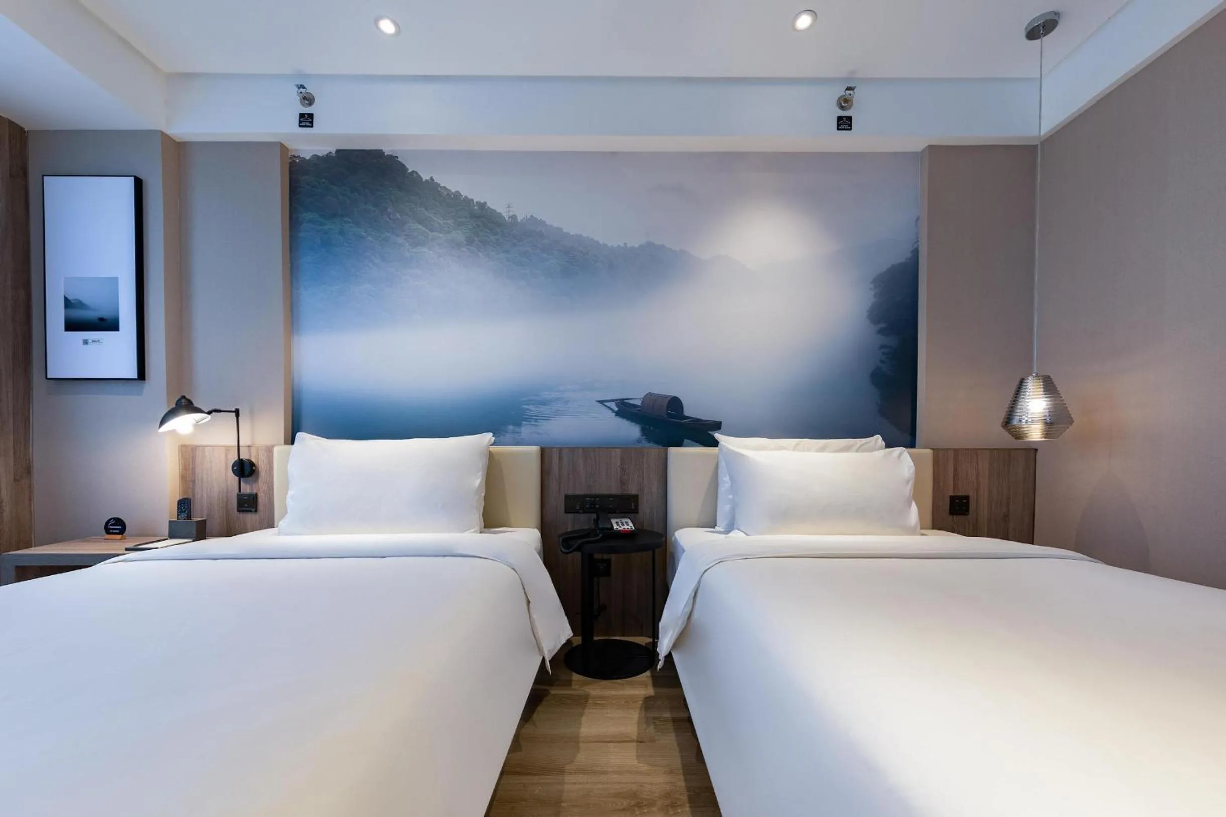 Bed in Atour Hotel Changsha IFC Center