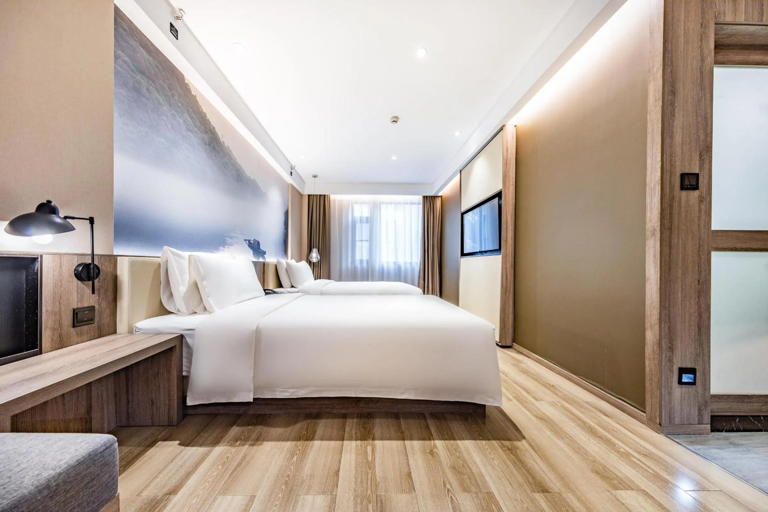 Bed in Atour Hotel Changsha IFC Center