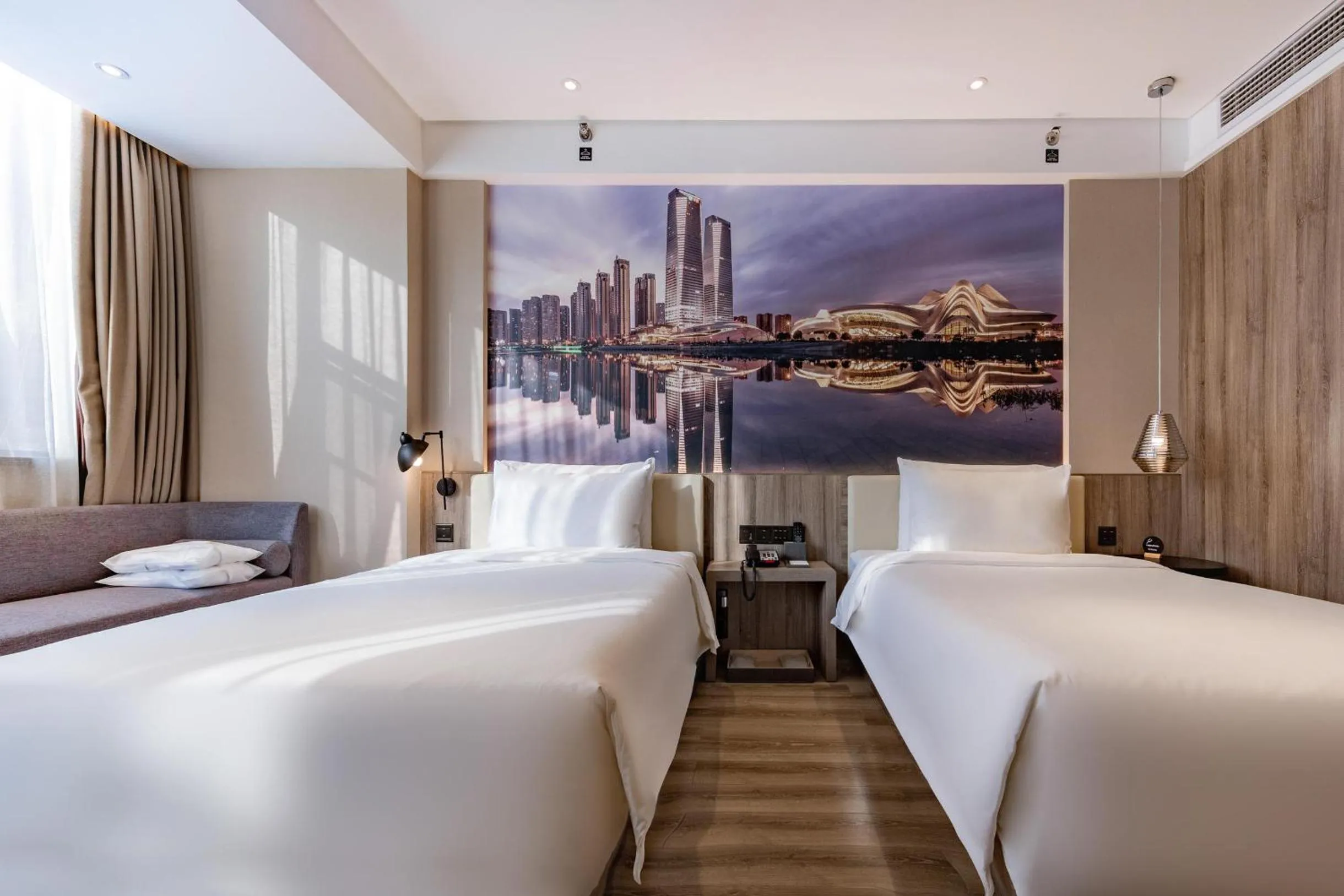 Bed in Atour Hotel Changsha IFC Center