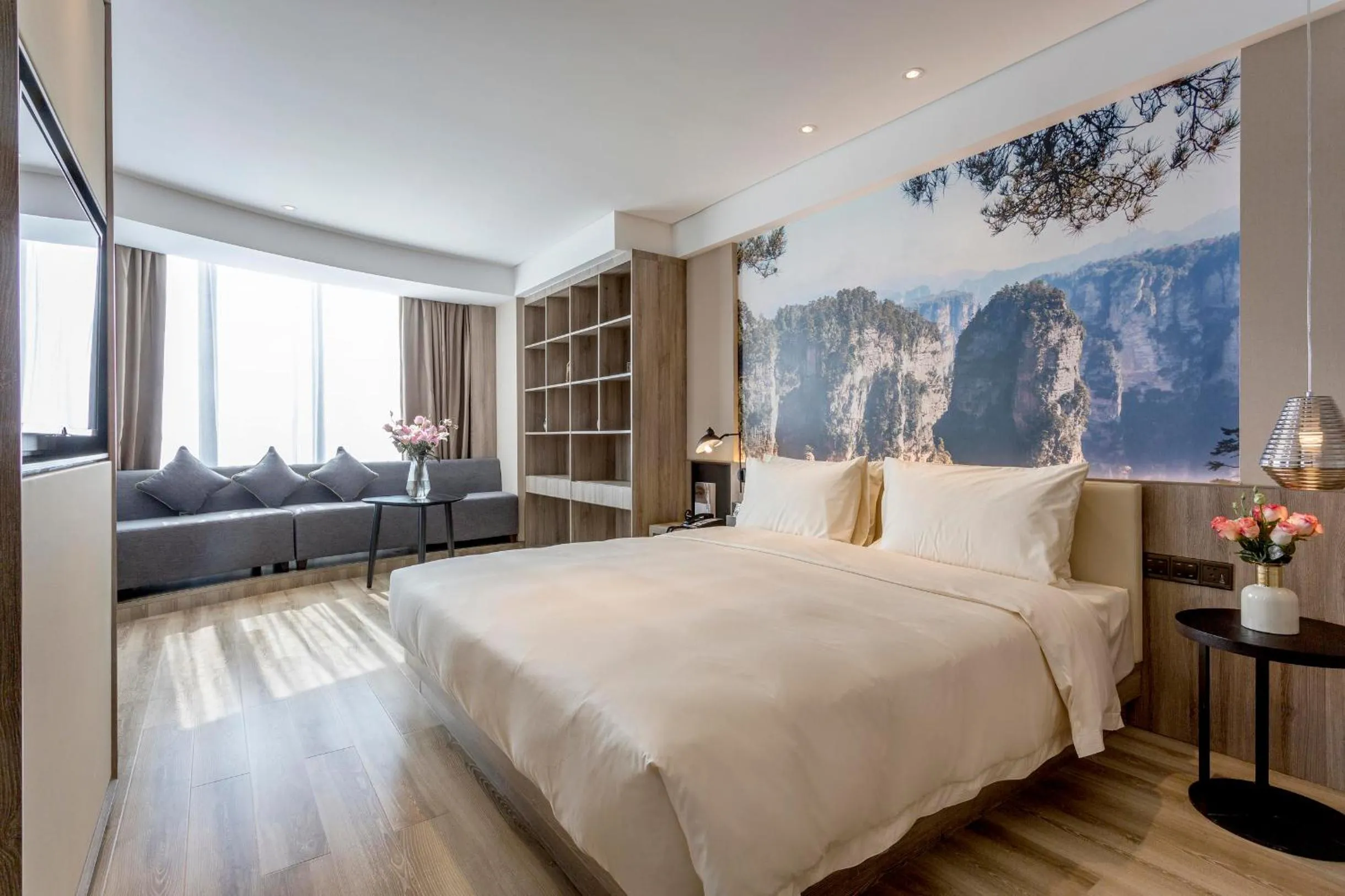 Bed in Atour Hotel Changsha IFC Center