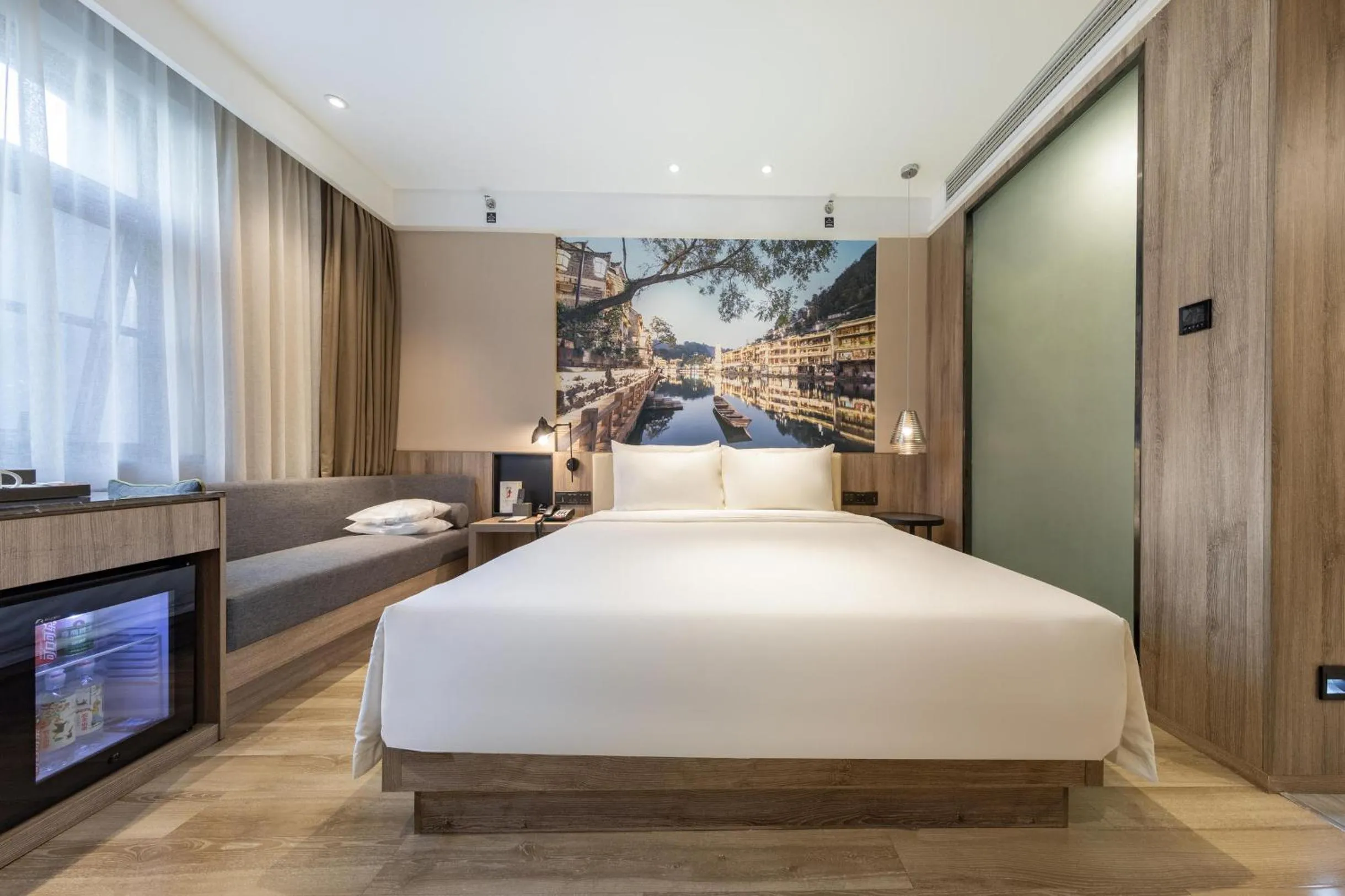 Bed in Atour Hotel Changsha IFC Center