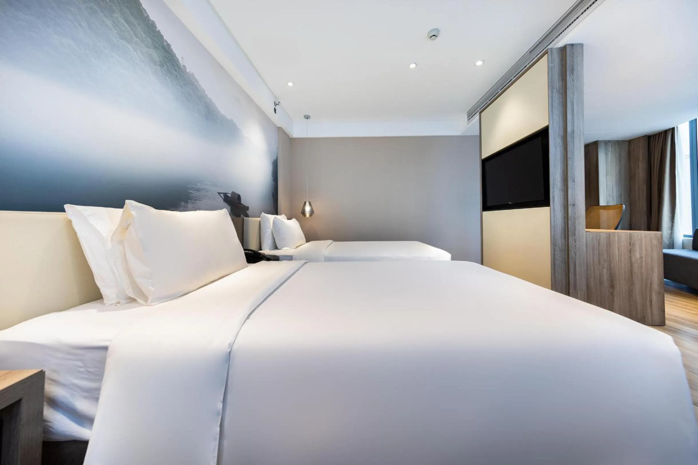 Bed in Atour Hotel Changsha IFC Center